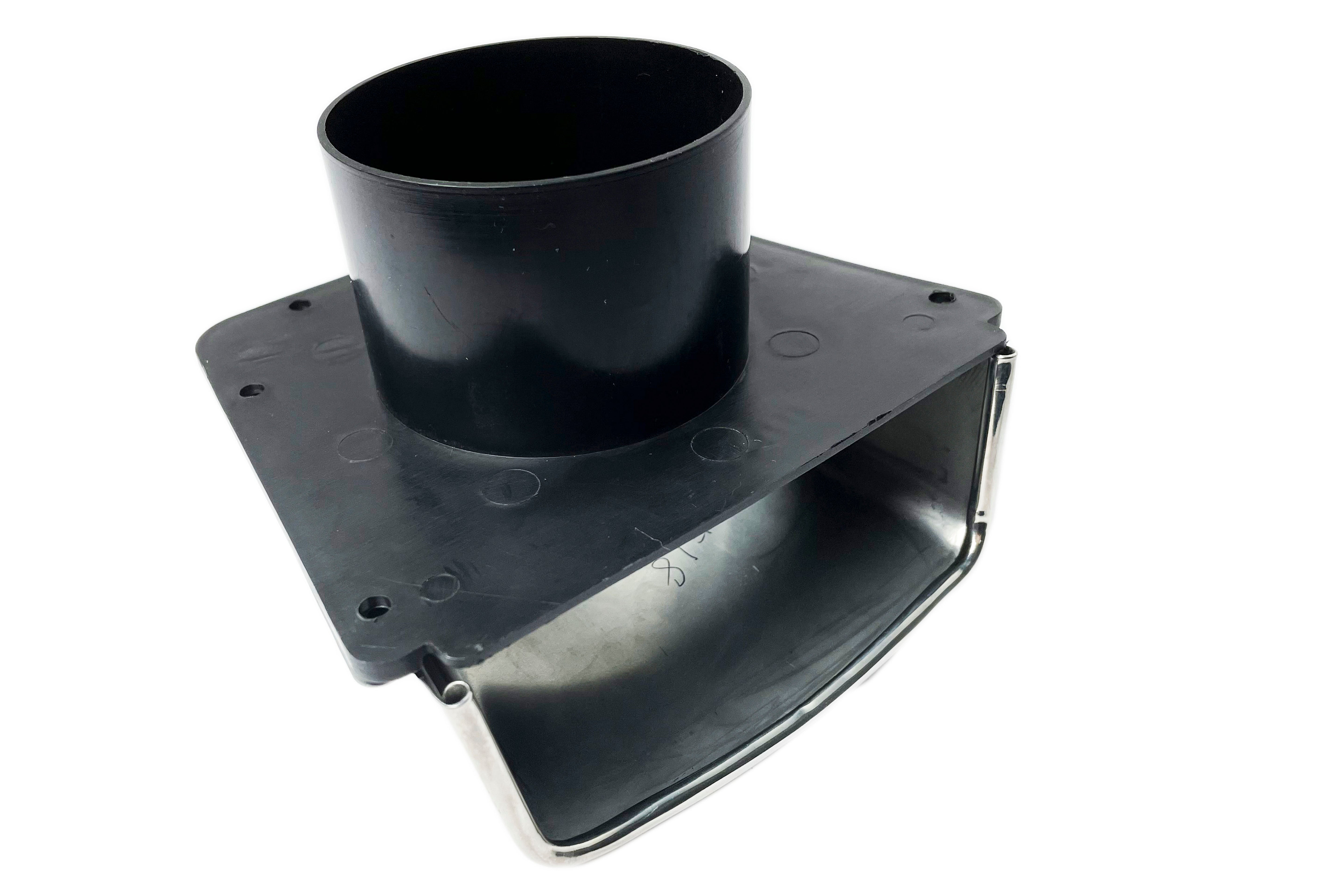 PP Hose Flange & 304 Stainless Steel Cover Ø3" Marine Intake and Exhaust Cowl Ventilator