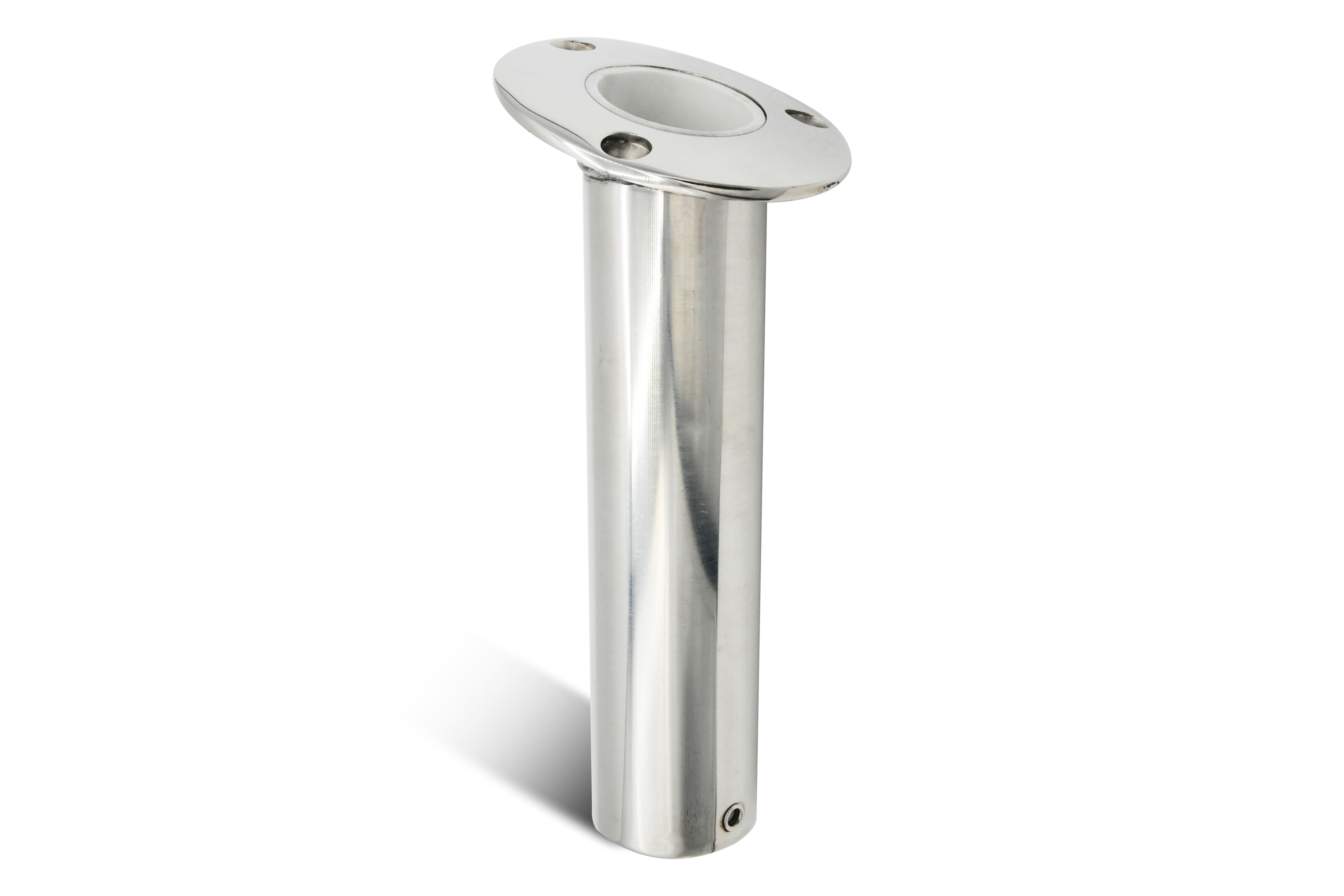 Cast 316 Stainless Steel Angled Flush Mount Rod Holder