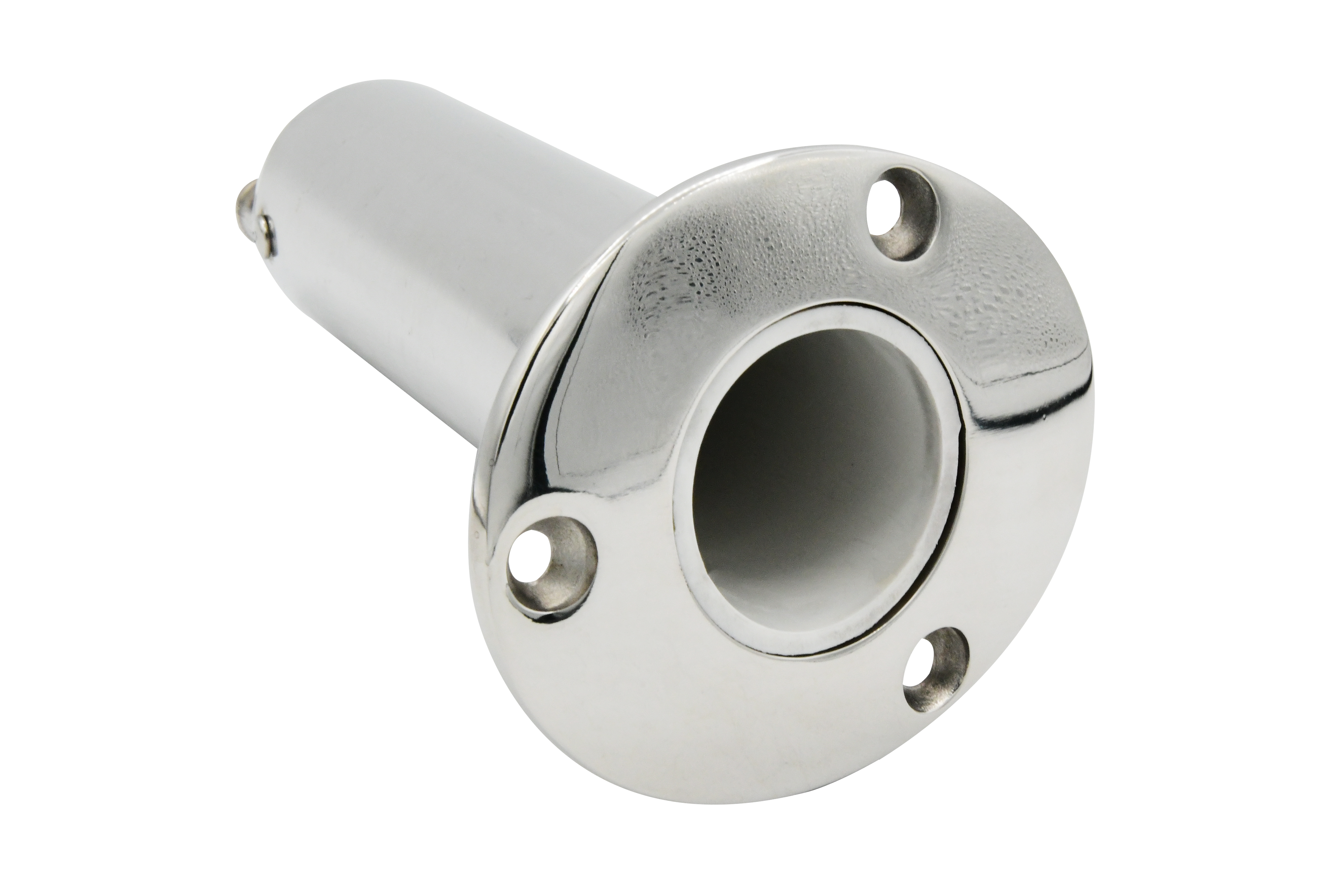 Cast 316 Stainless Steel Angled Flush Mount Rod Holder