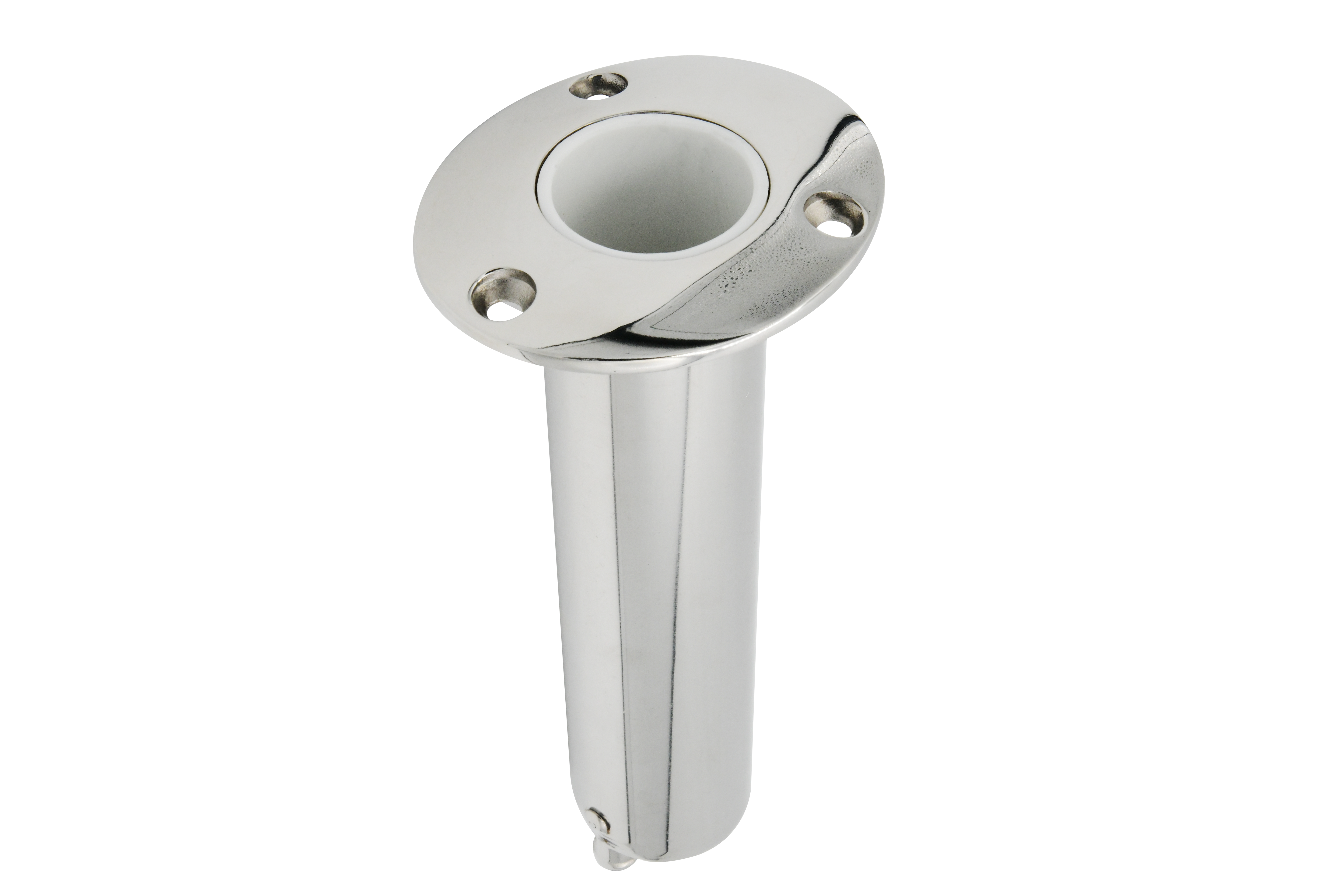 Cast 316 Stainless Steel Angled Flush Mount Rod Holder