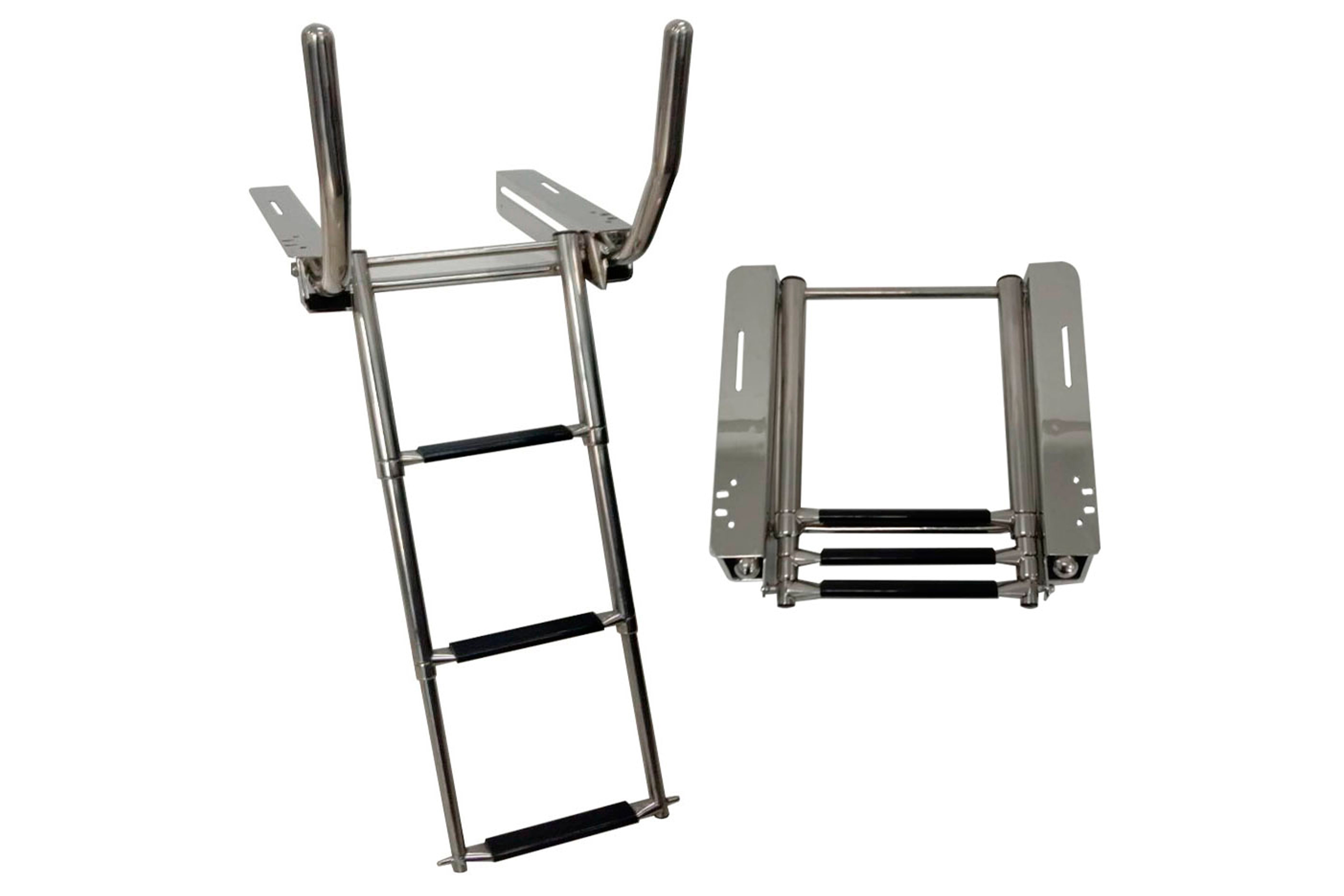 Under-Platform Retractable Handrail Ladder