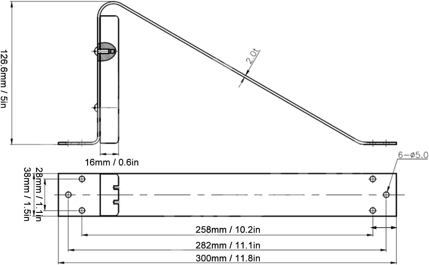 304 Stainless Steel & Teak Mast Step