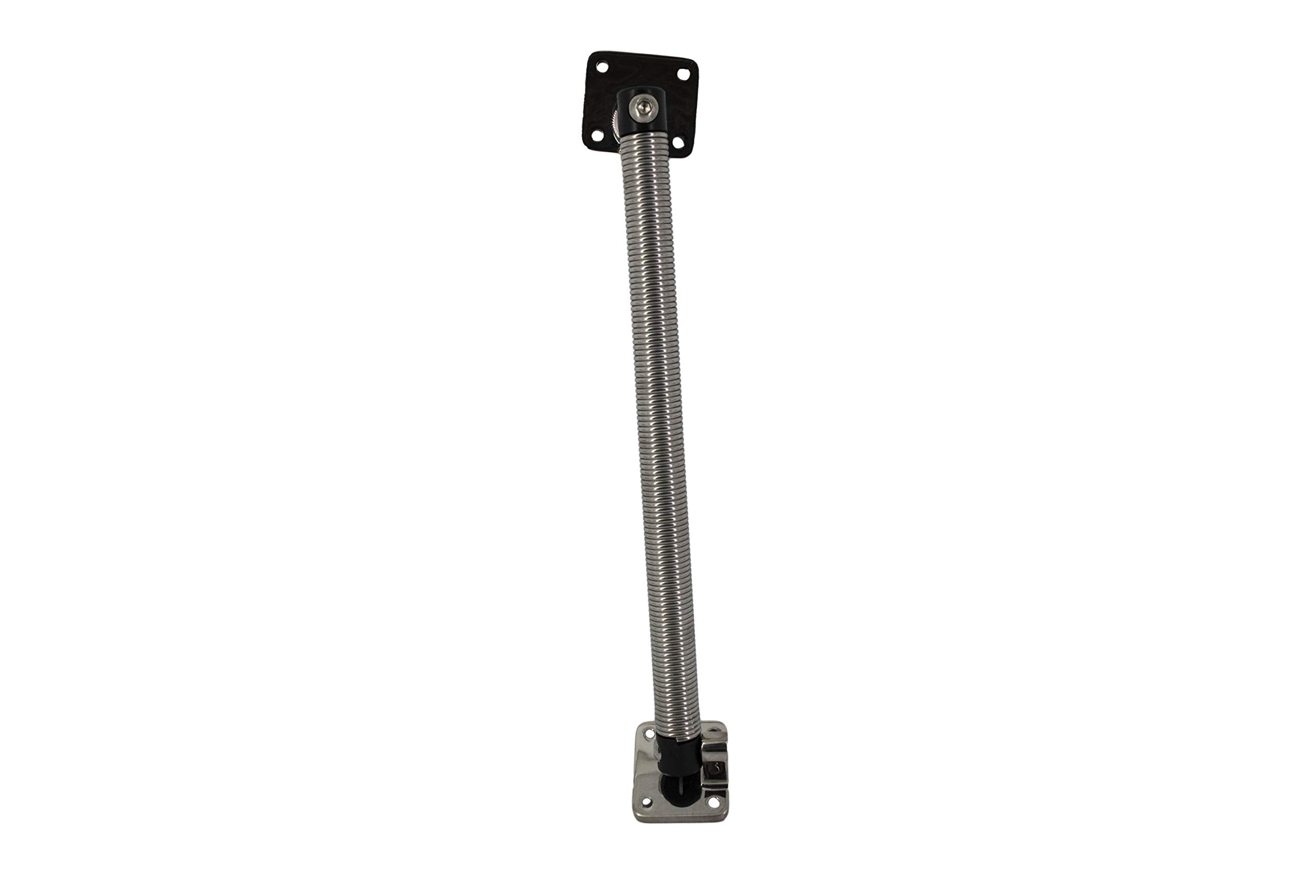 Vinland Marine Heavy Duty Hatch Support Arm in vertical position with top and bottom mounting plates