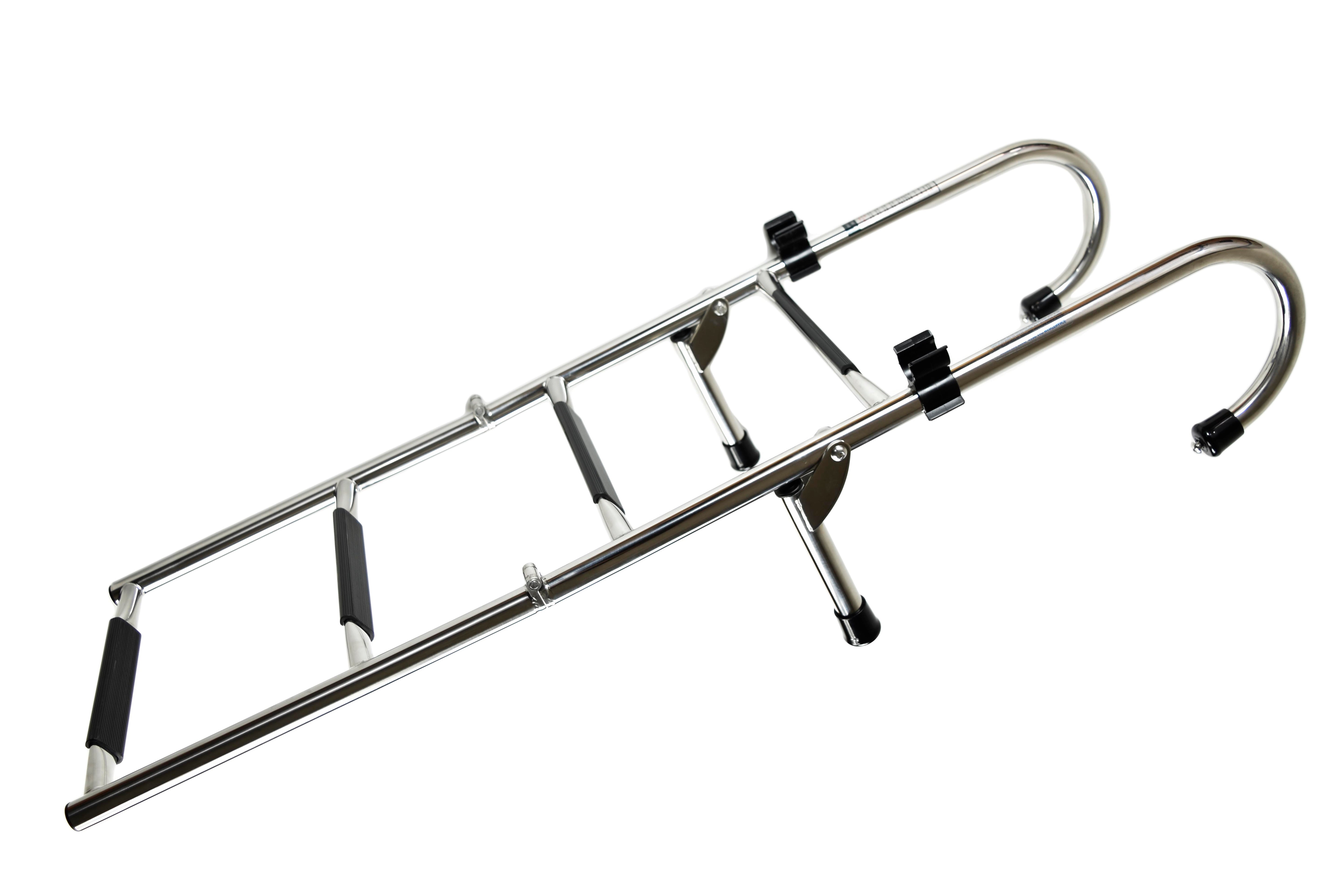 304 Stainless Steel Gunwale-Mounted Folding Removable Ladder