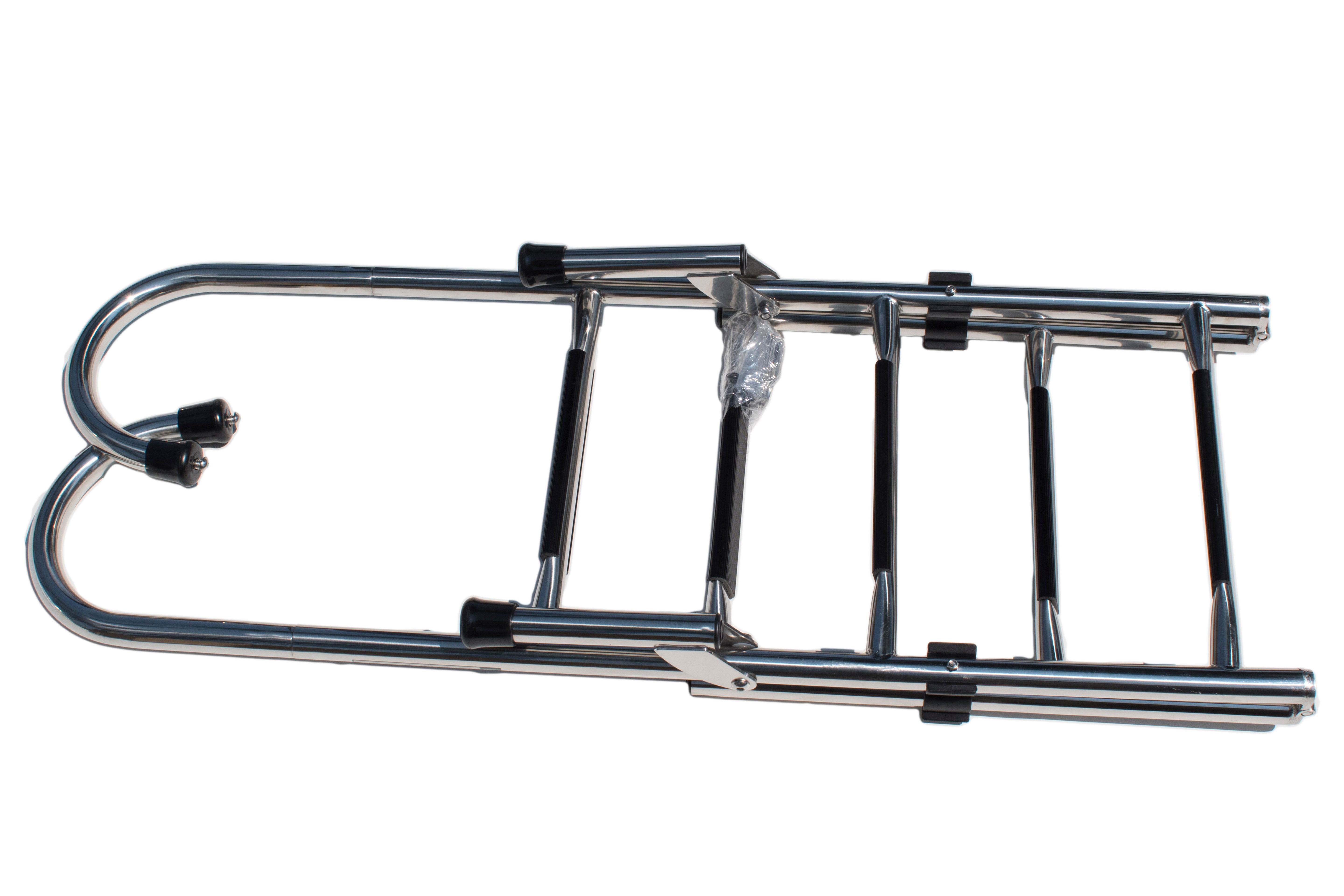 304 Stainless Steel Gunwale-Mounted Folding Removable Ladder