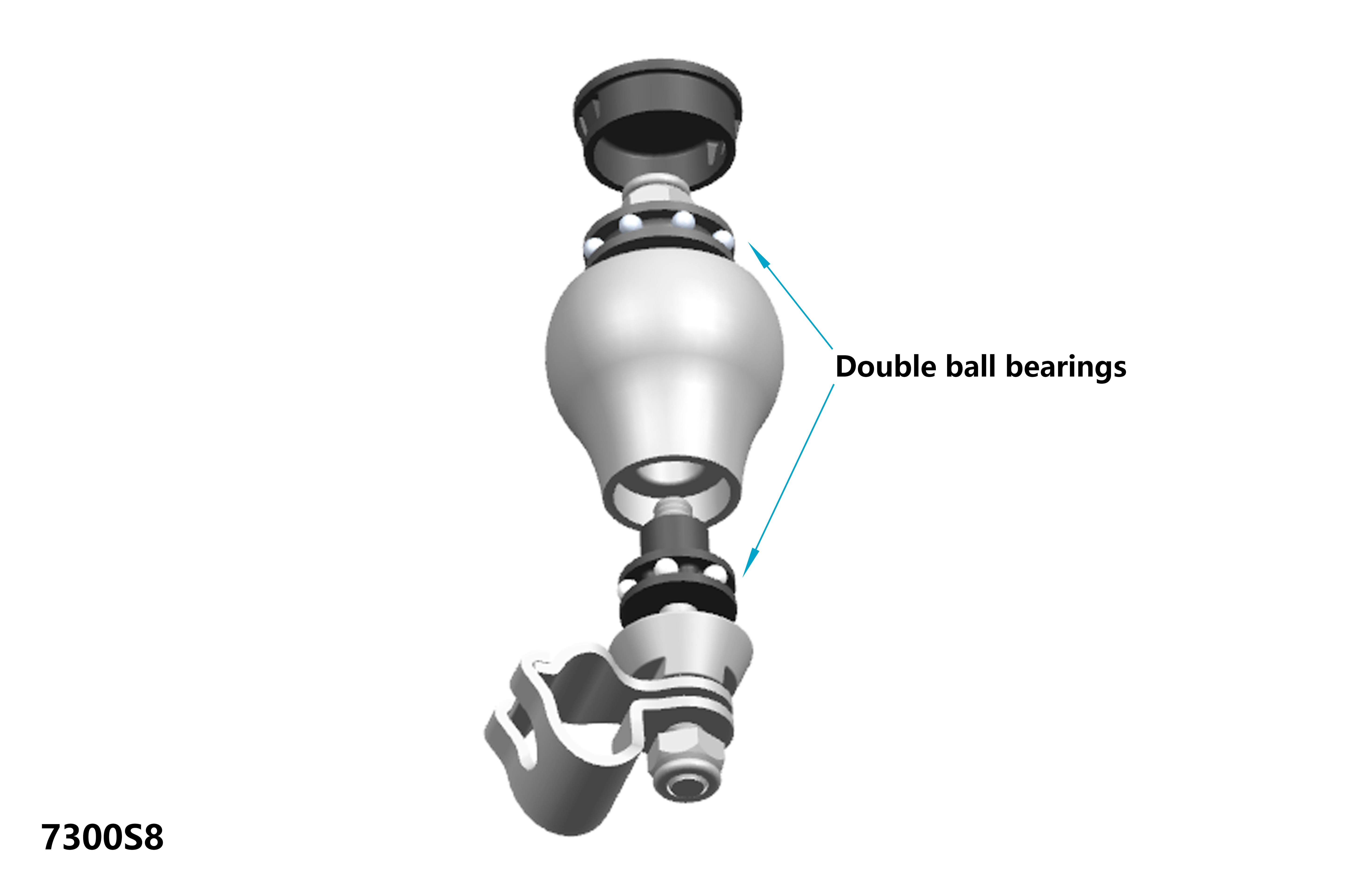 Boat Steering Wheel Knob with Claw Clamp