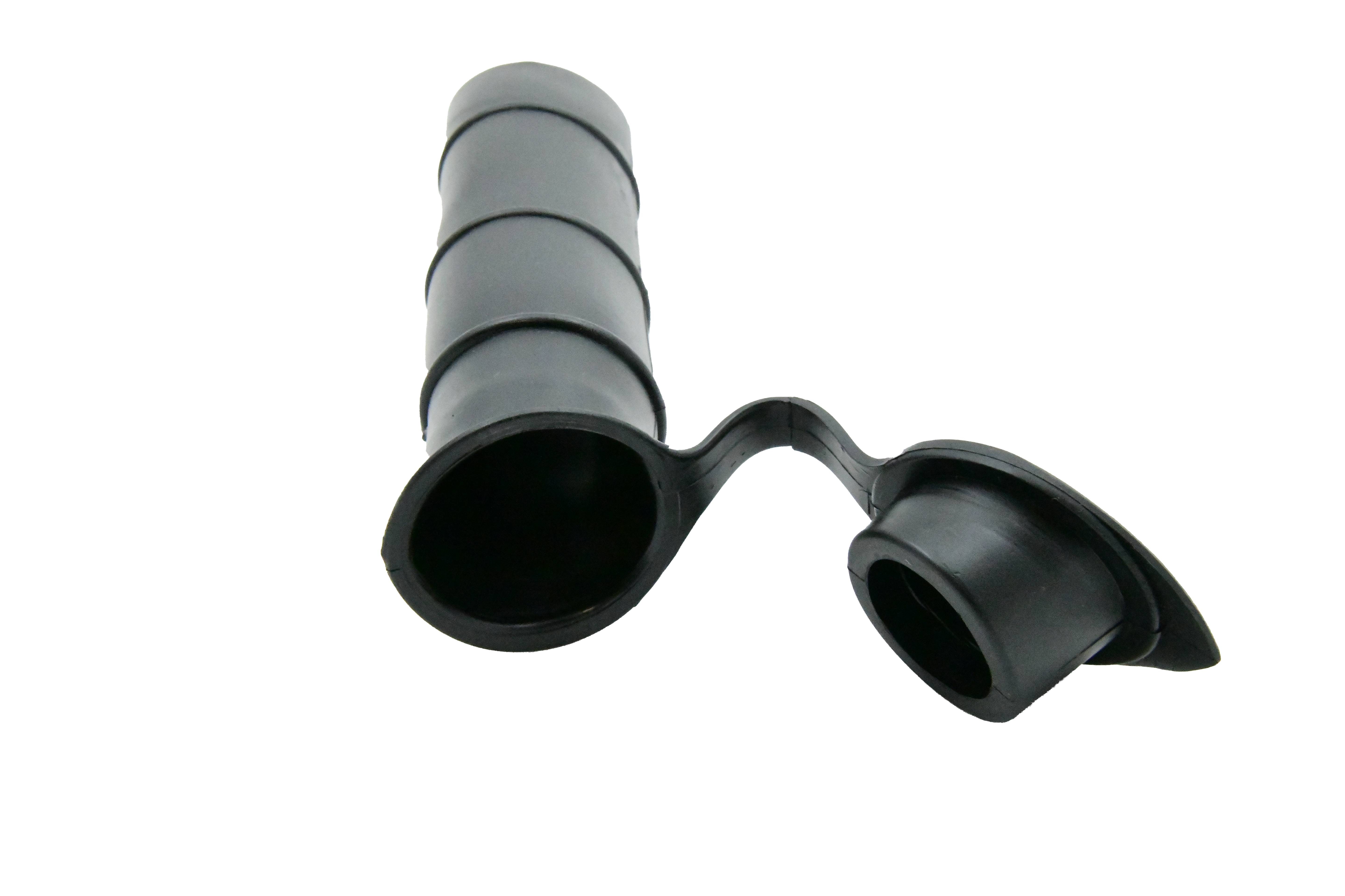 Heavy Duty Investment Cast Angled Flush Mount Rod Holder w/Black PVC Liner & Cap