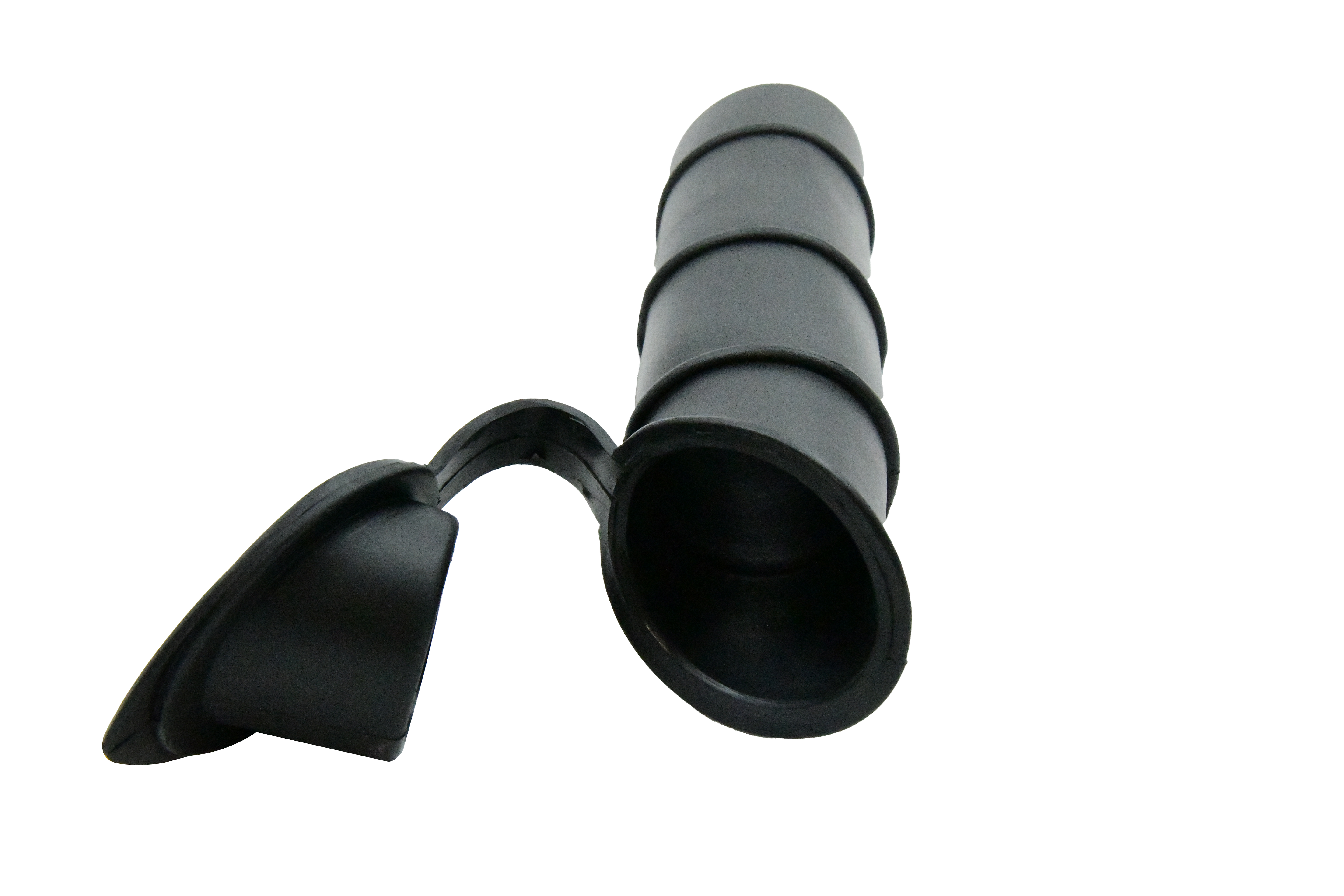 Heavy Duty Investment Cast Angled Flush Mount Rod Holder w/Black PVC Liner & Cap