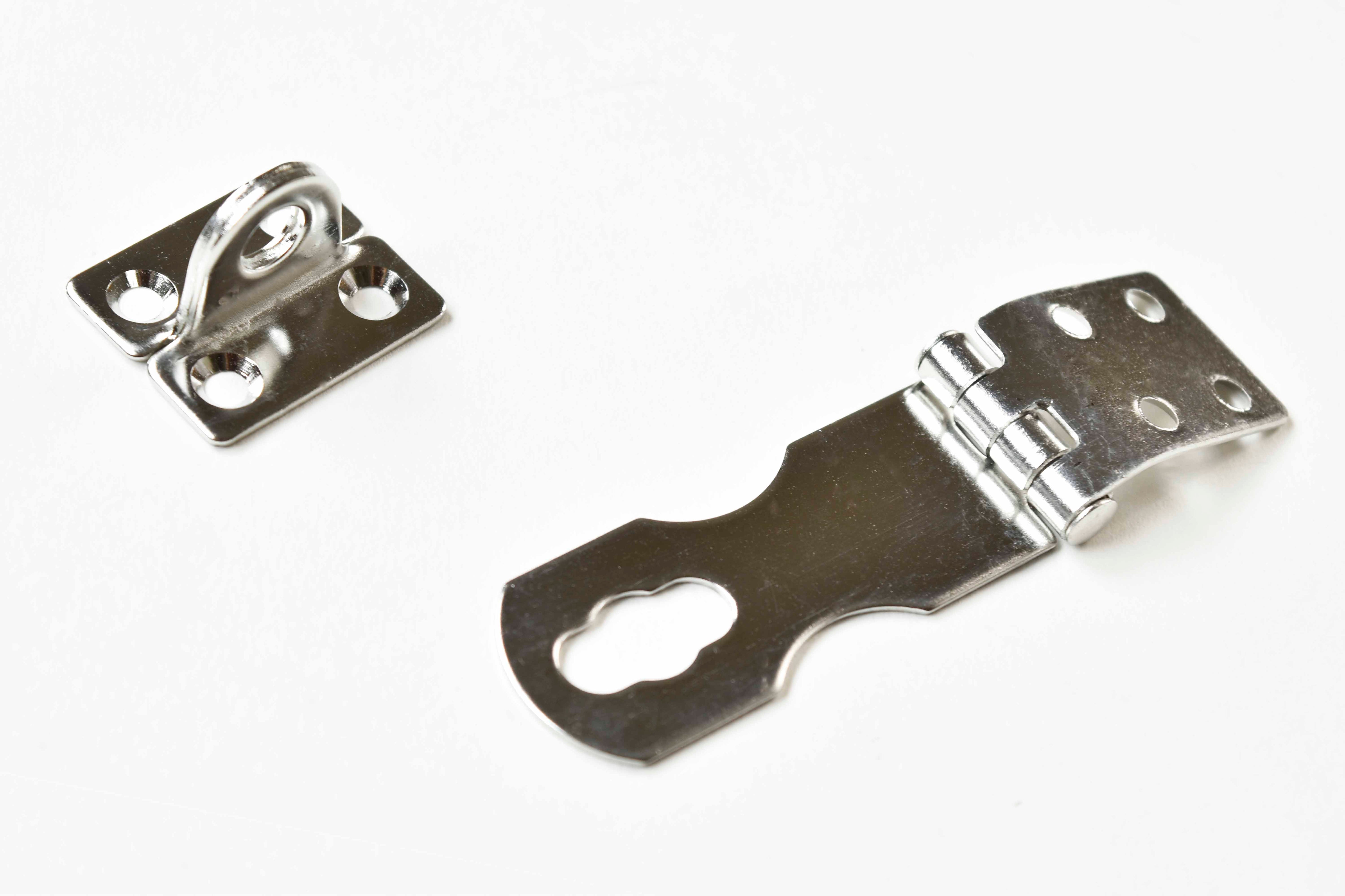 304 Stainless Steel Stamped Safety Hasp Non-Swivel