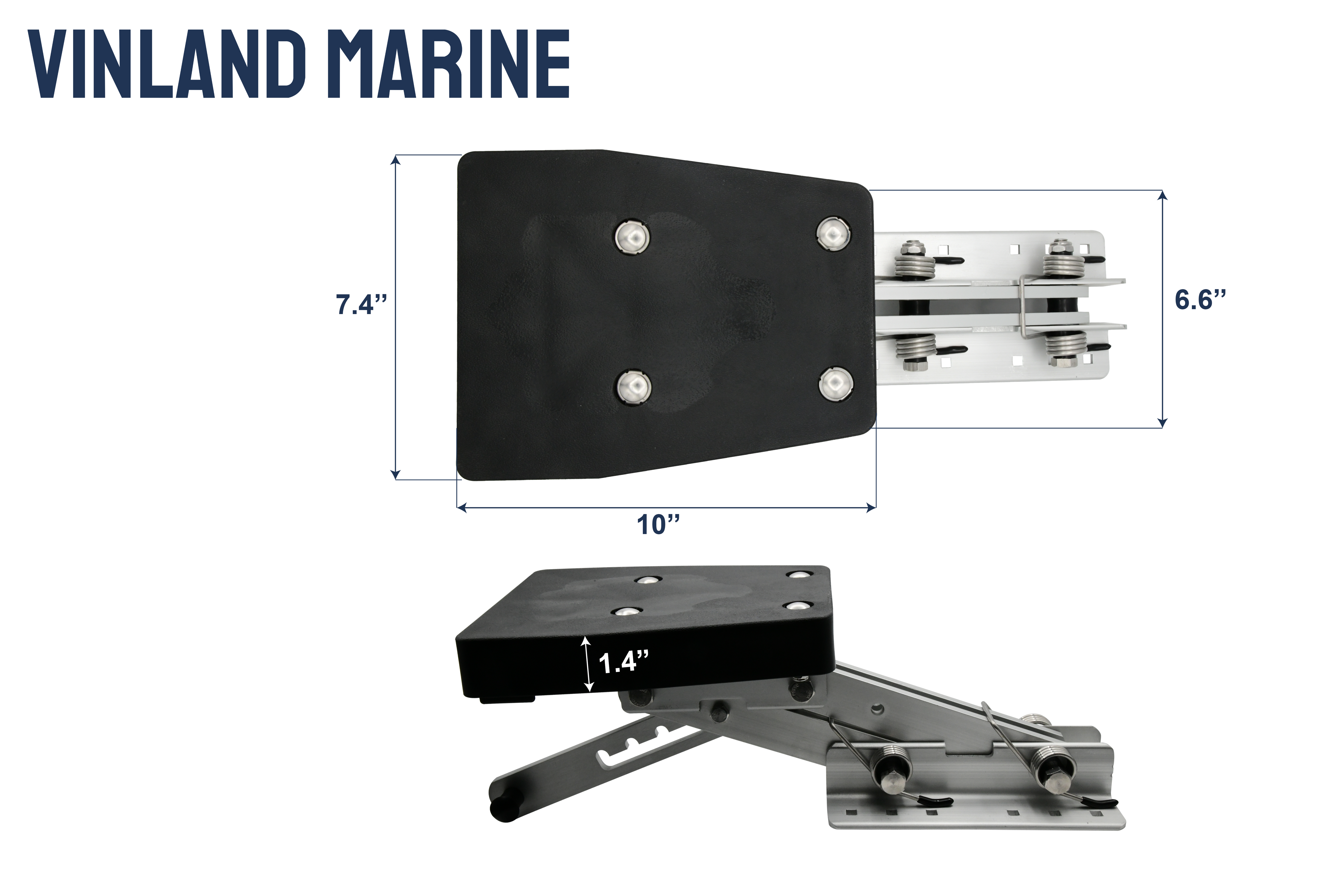 Aluminum Auxiliary Outboard Motor Bracket for 20hp