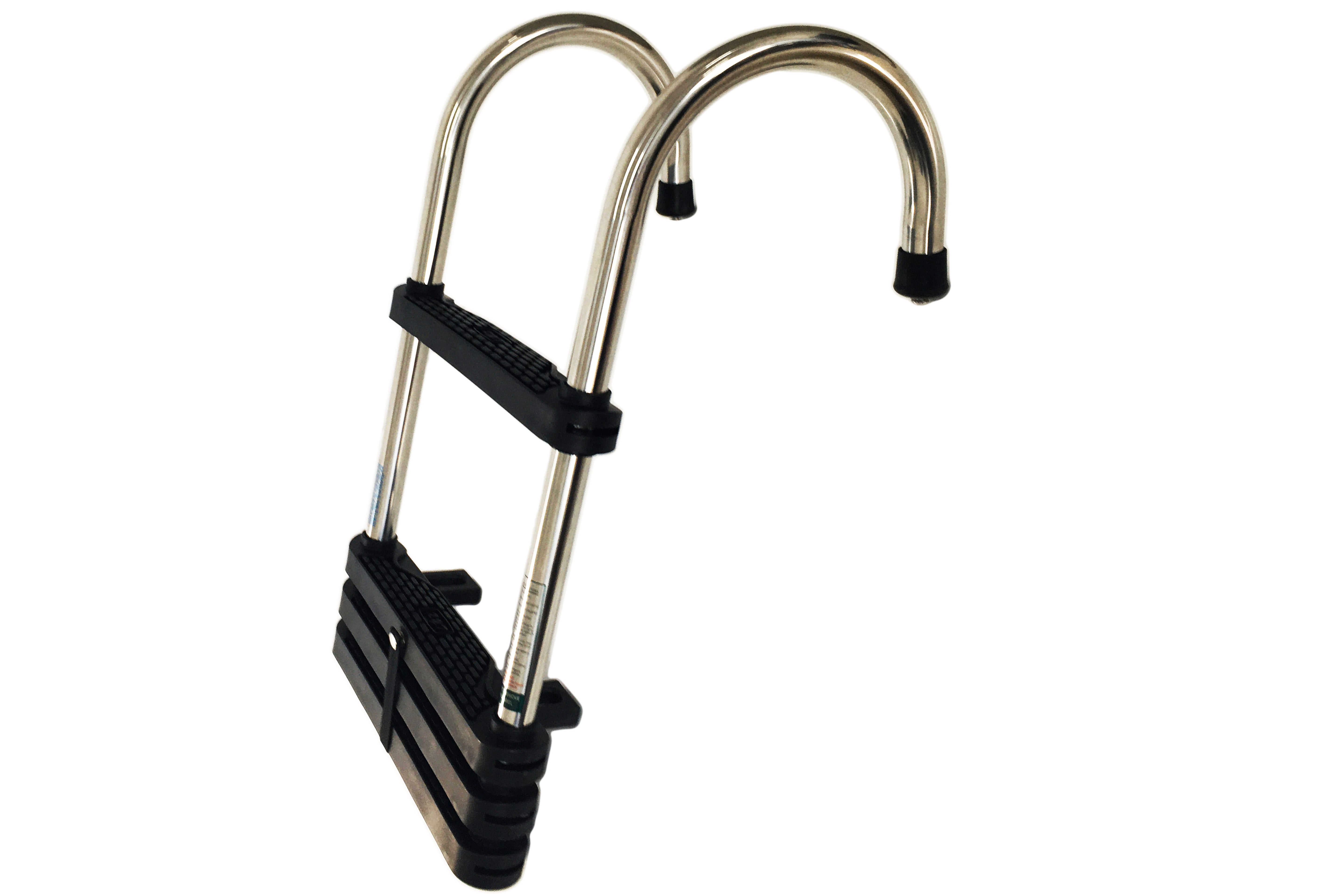 Telescoping Detachable Gunwale Hook Ladder