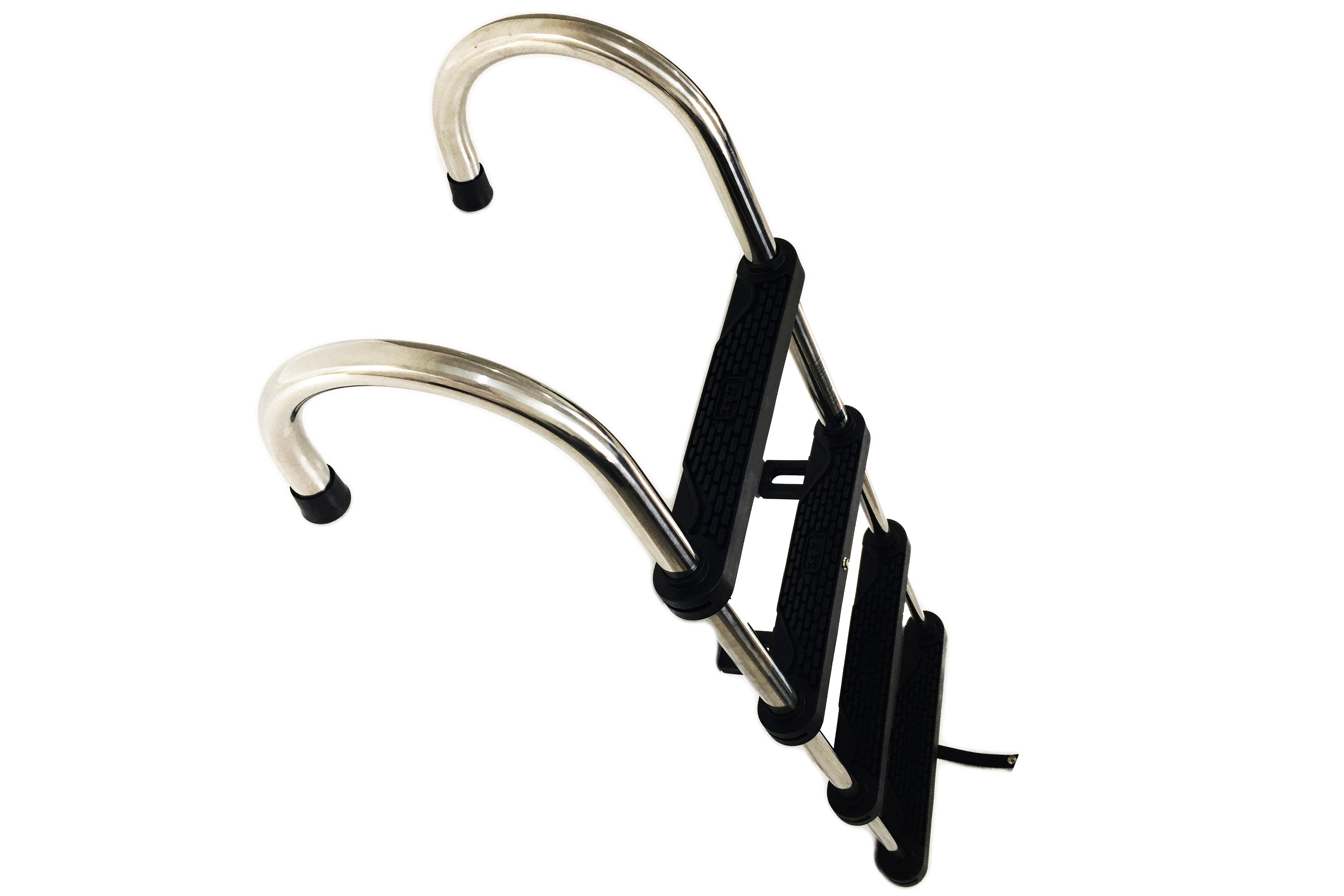 Telescoping Detachable Gunwale Hook Ladder