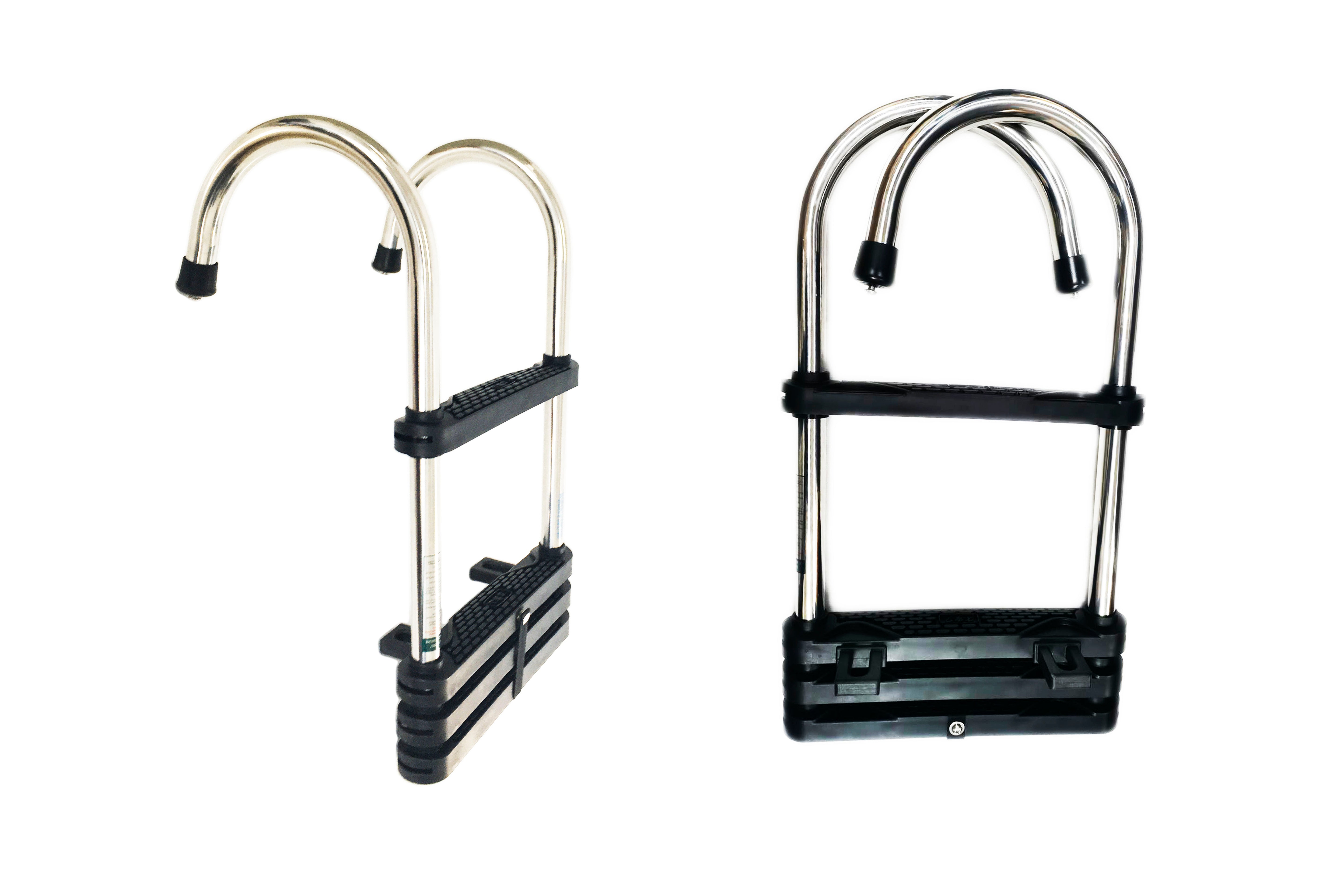 Telescoping Detachable Gunwale Hook Ladder