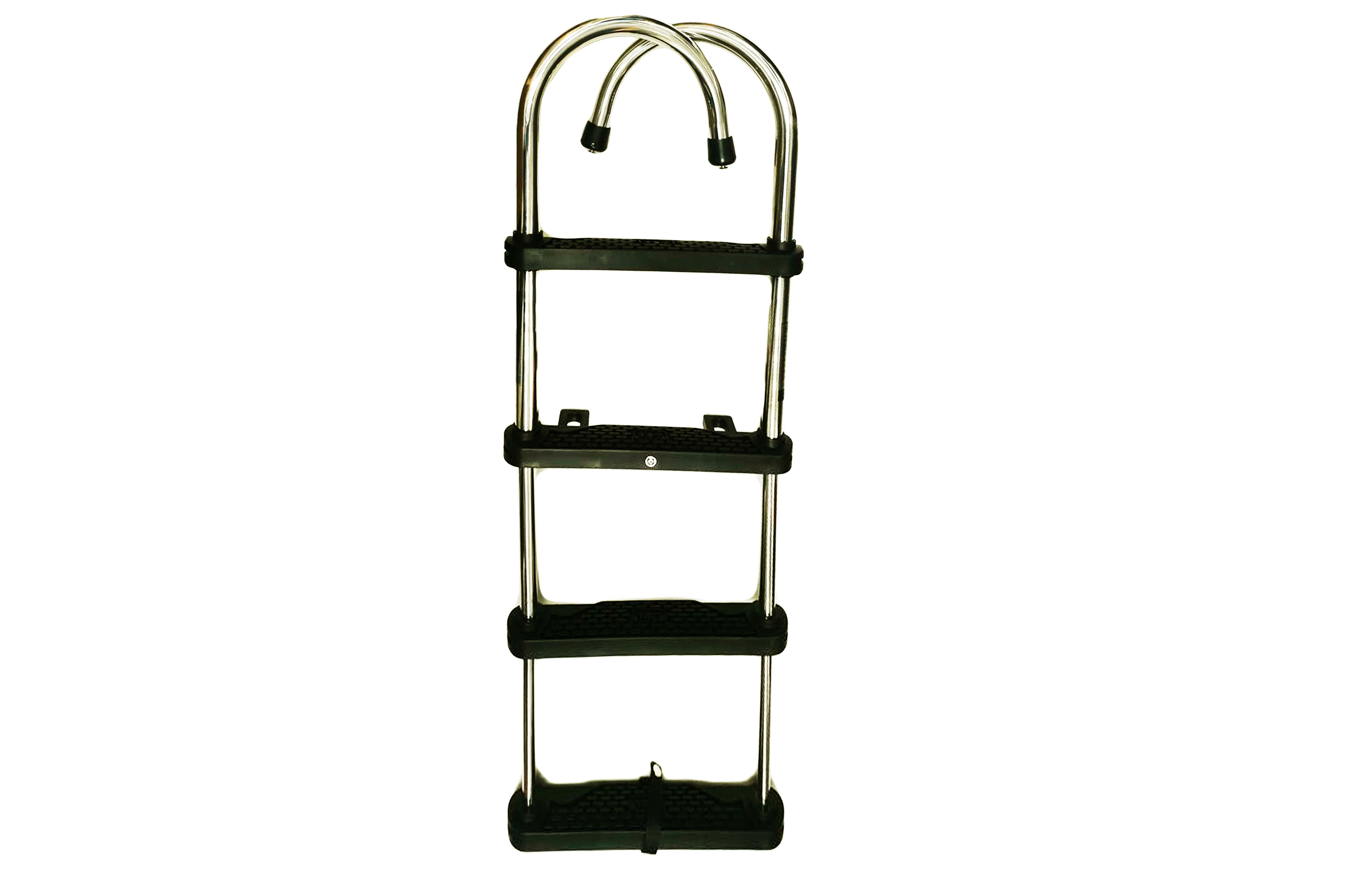 Telescoping Detachable Gunwale Hook Ladder