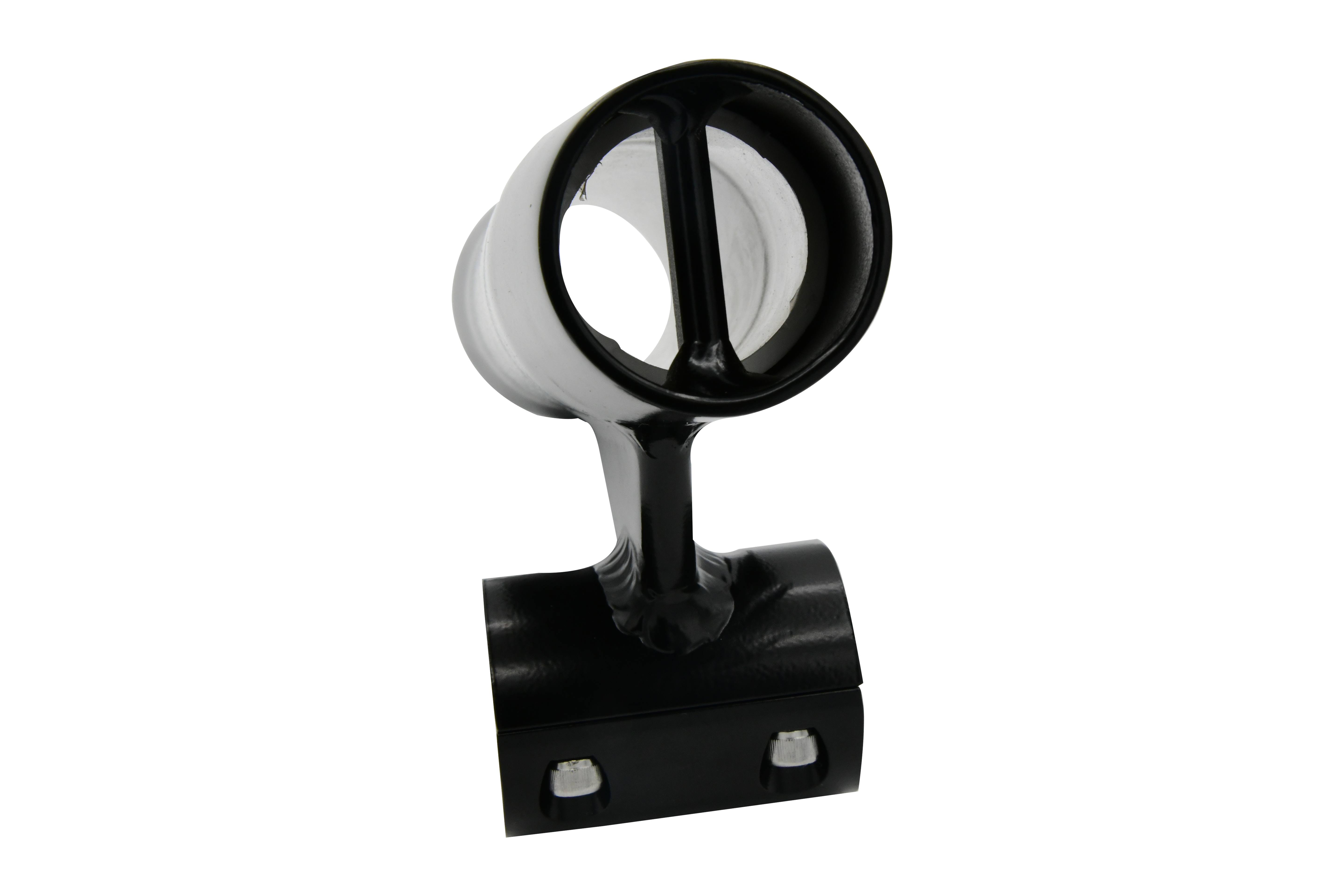 Aluminum Flared Clamp-on T-Top-Fishing Rod Holder w/PVC Liner