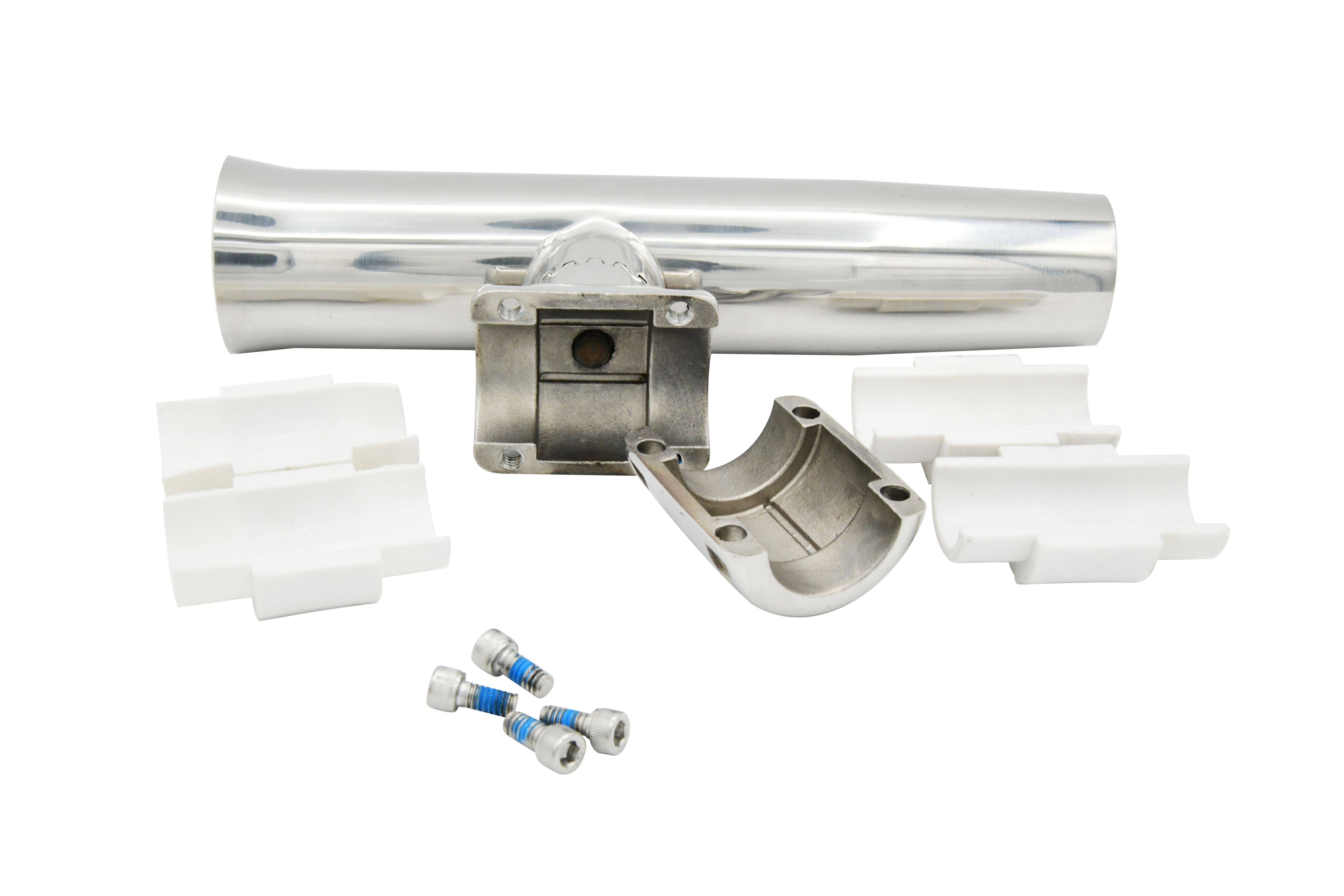 Clamp-on Adjustable Flared T-top Rod Holder