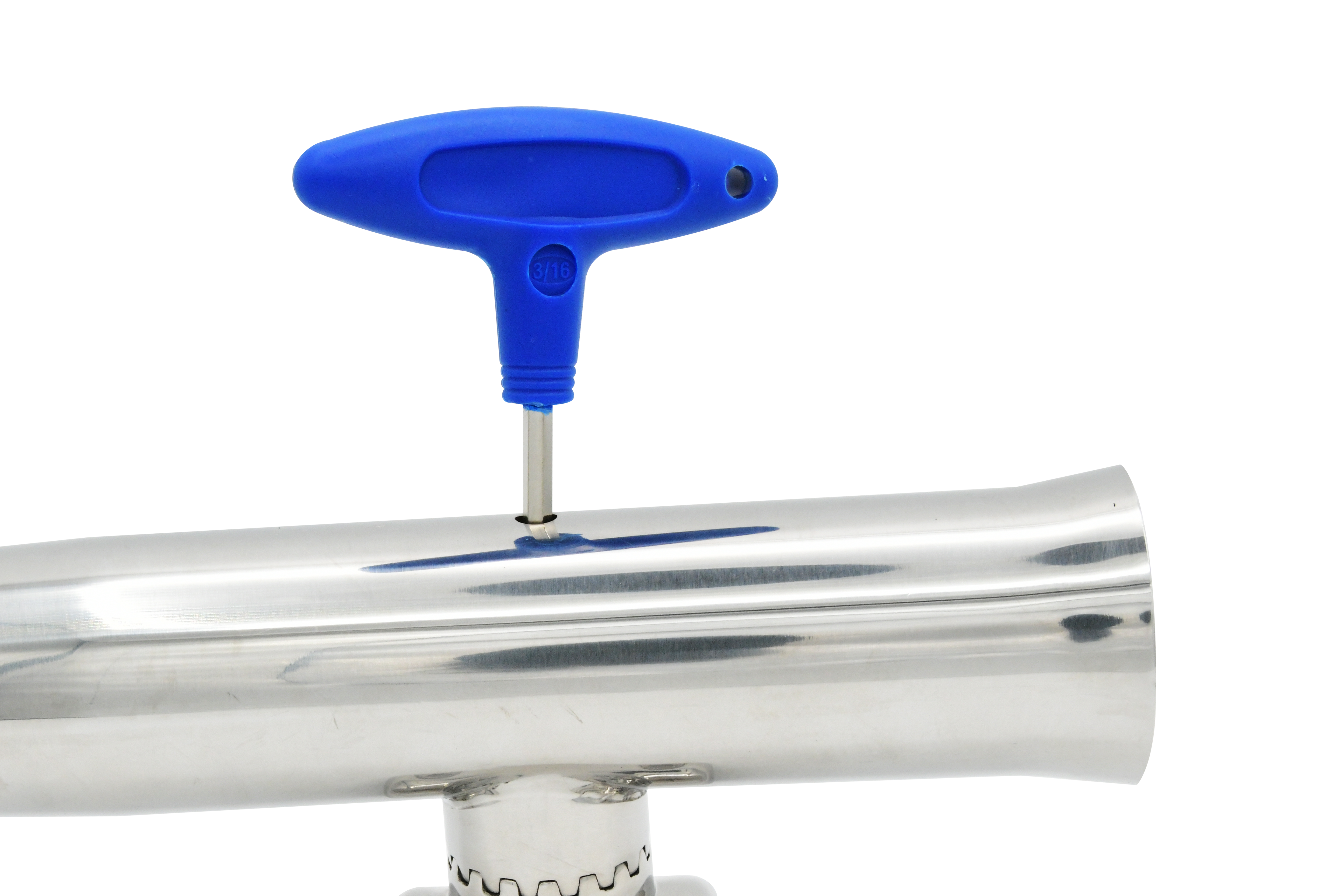 Clamp-on Adjustable Flared T-top Rod Holder