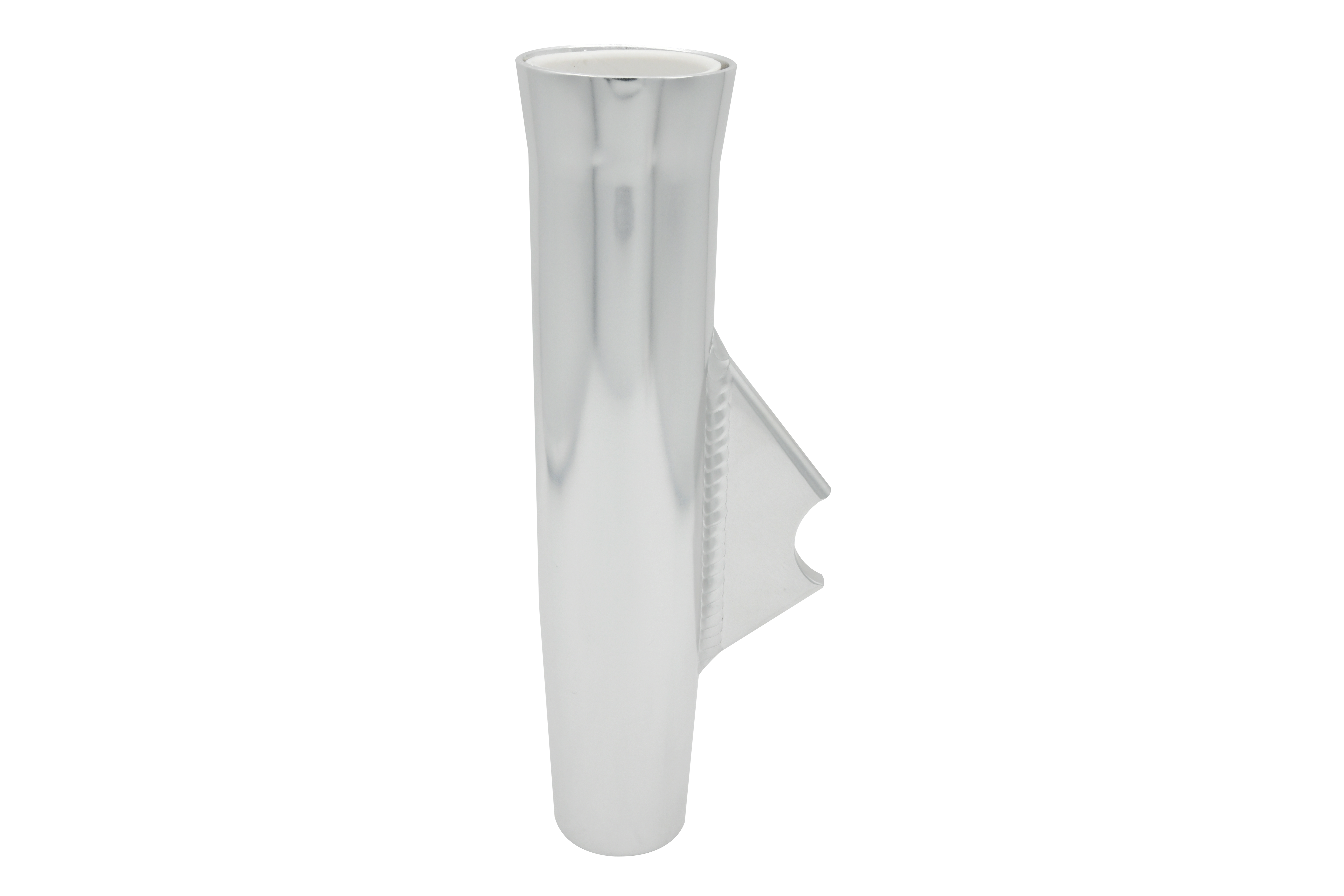 Aluminum Flared Weld-on Fishing Rod Holder w/PVC Liner
