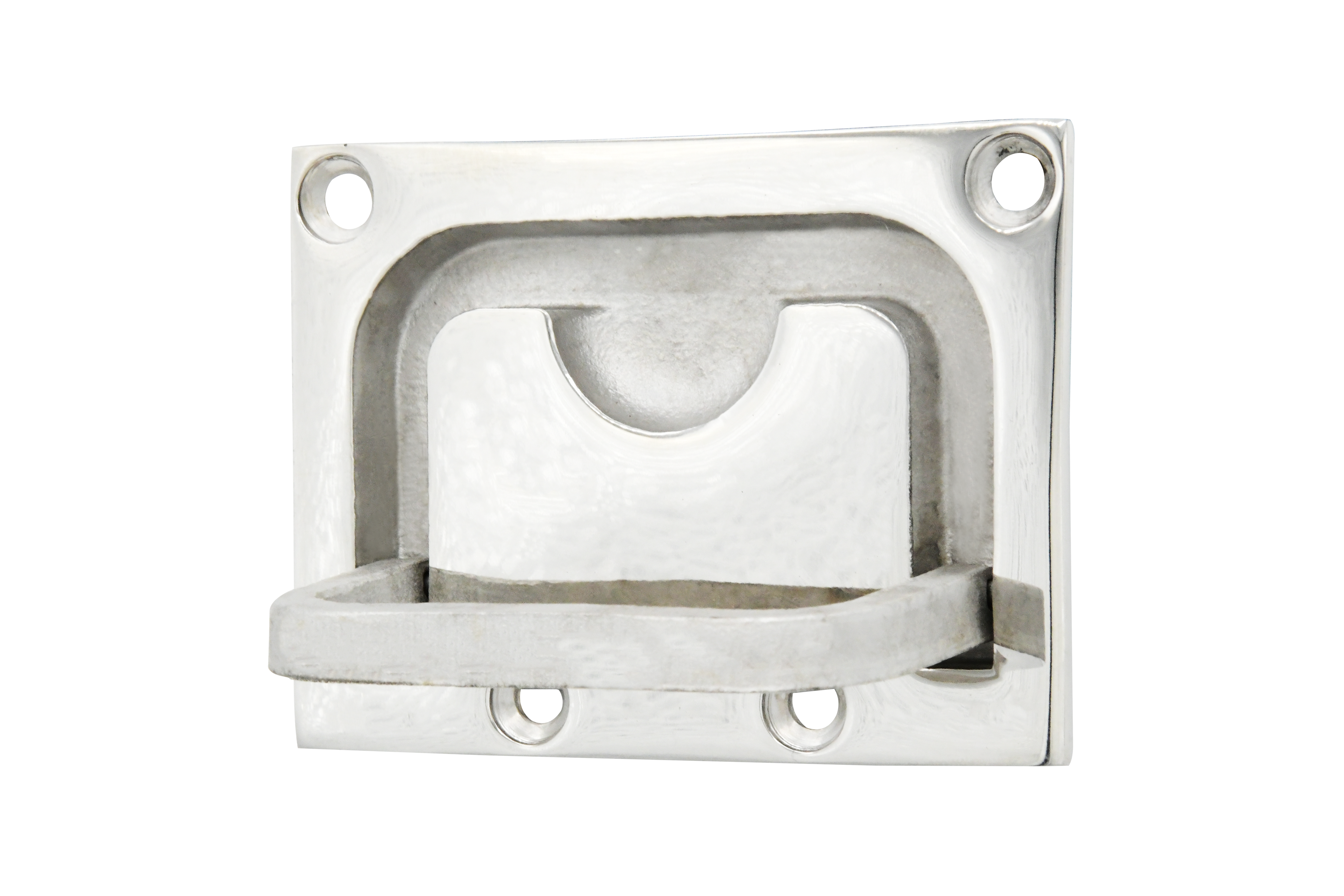 Cast 316 Stainless Steel Square U Flush Lift Snap Handle