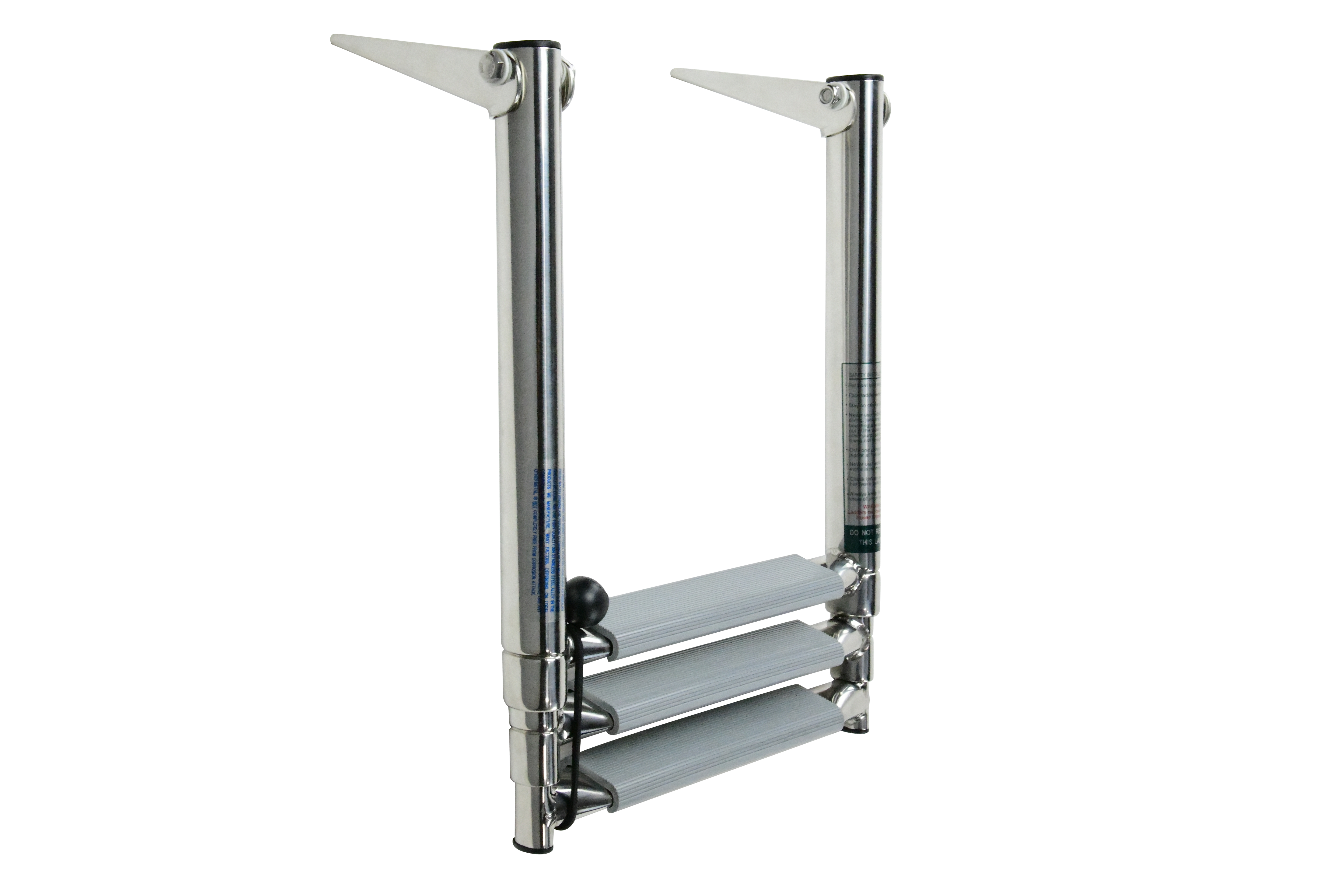 Over-Platform Oval Tube Telescoping Ladder