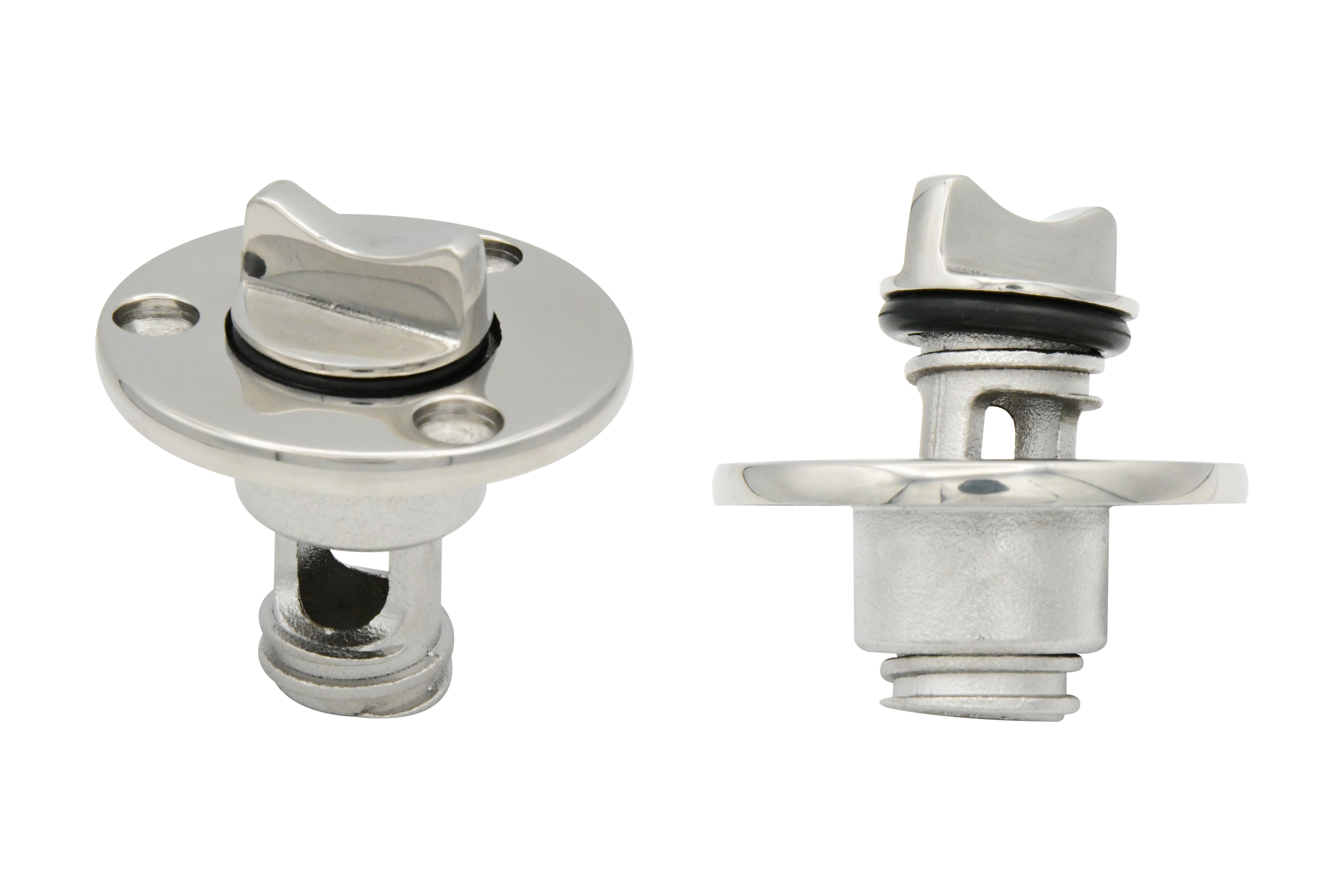 Transom Drain Plug, Garboard Drain Plug for Ø1" hole, 316 Stainless Steel