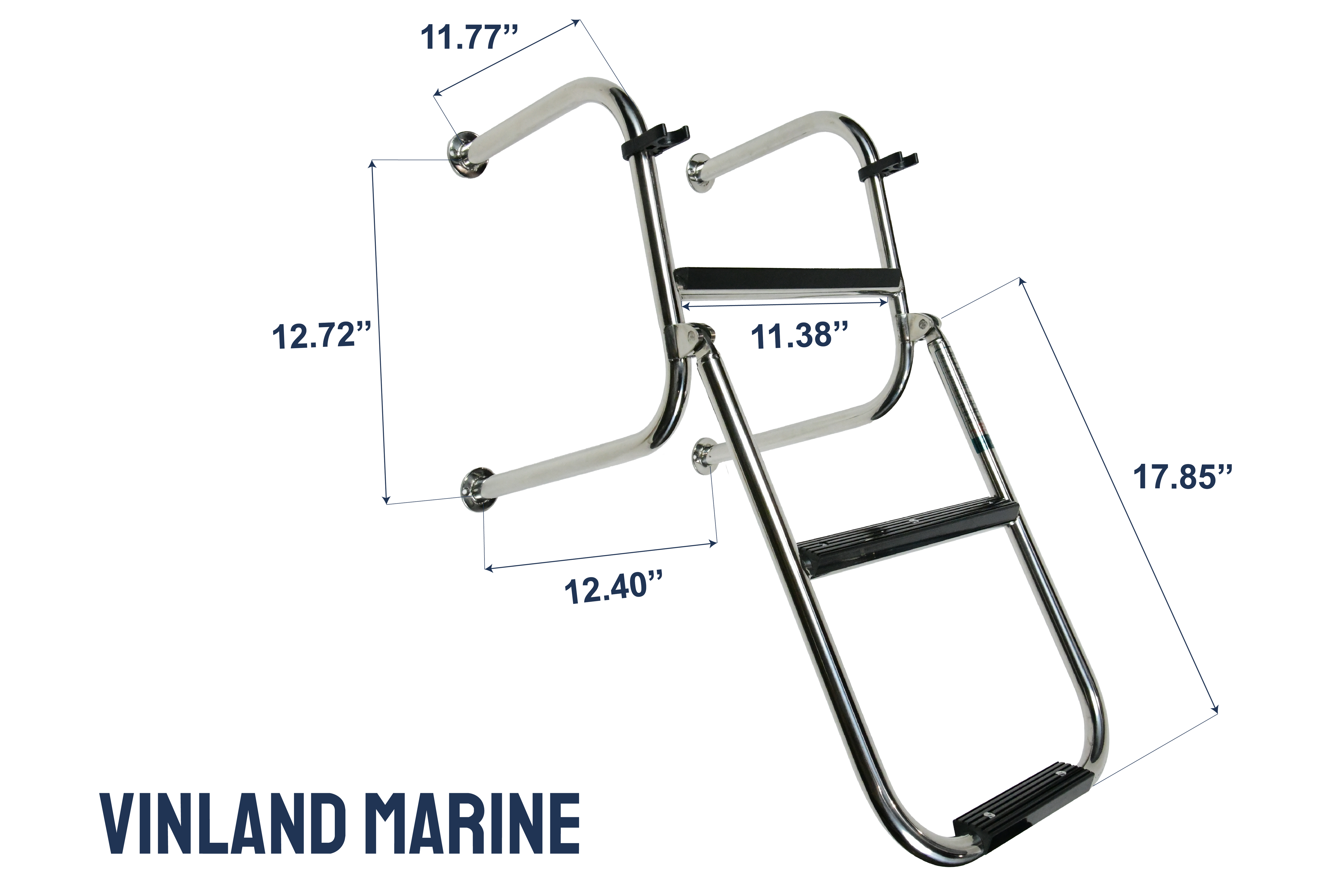 Inclined 3-Step Folding Transom Ladder