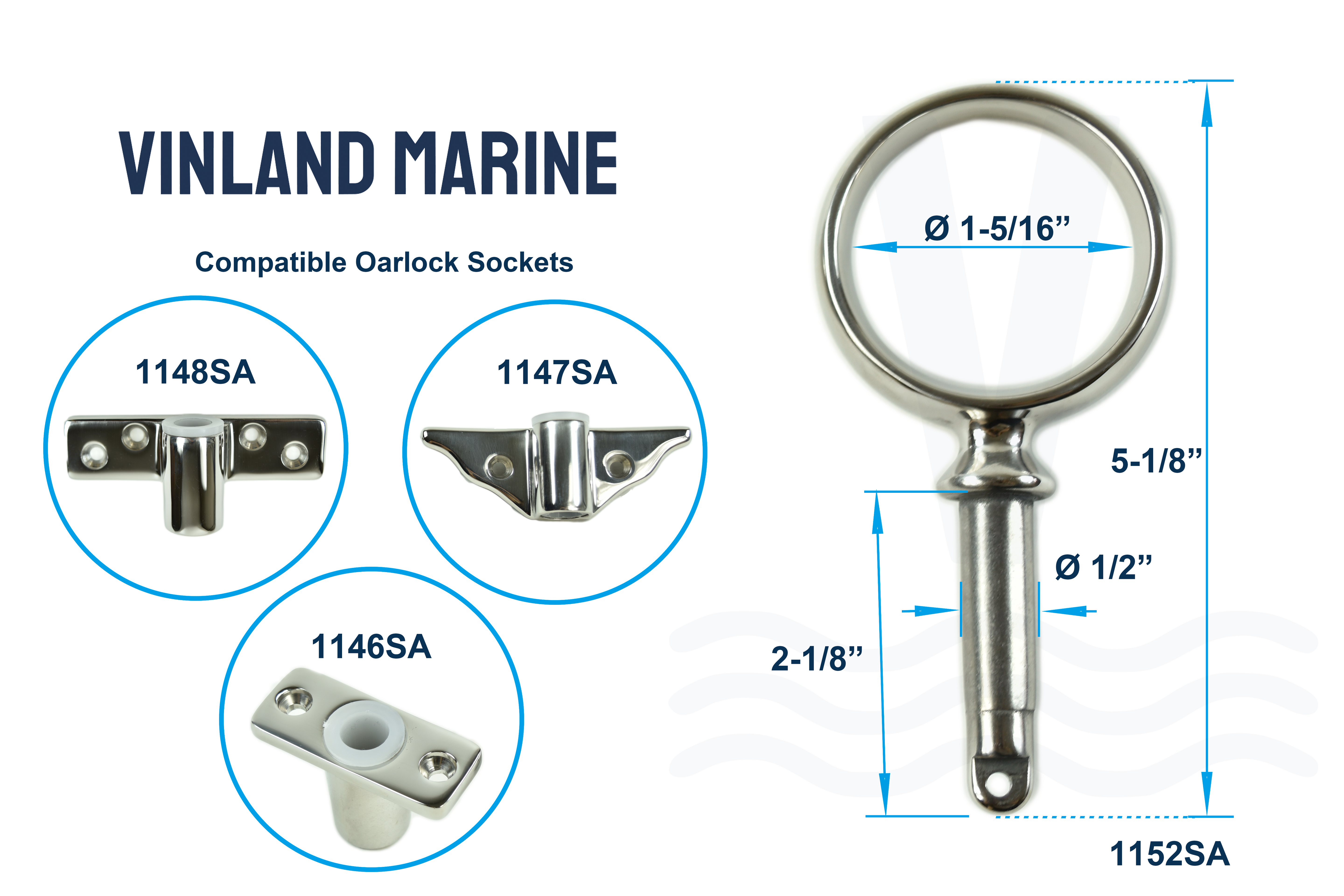 Round Rowboat Oar lock