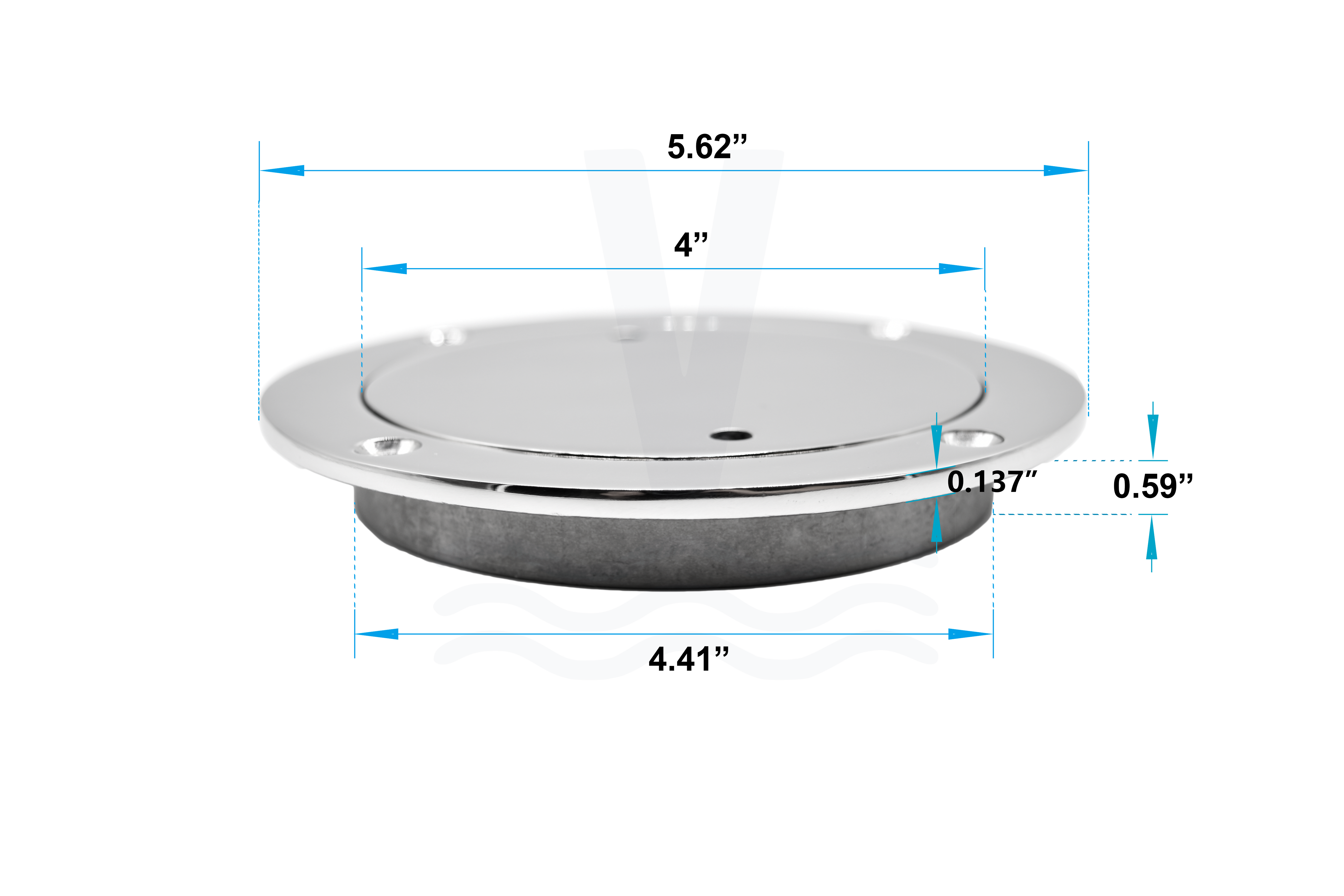 Round Cowl Ventilator with Deck Plate