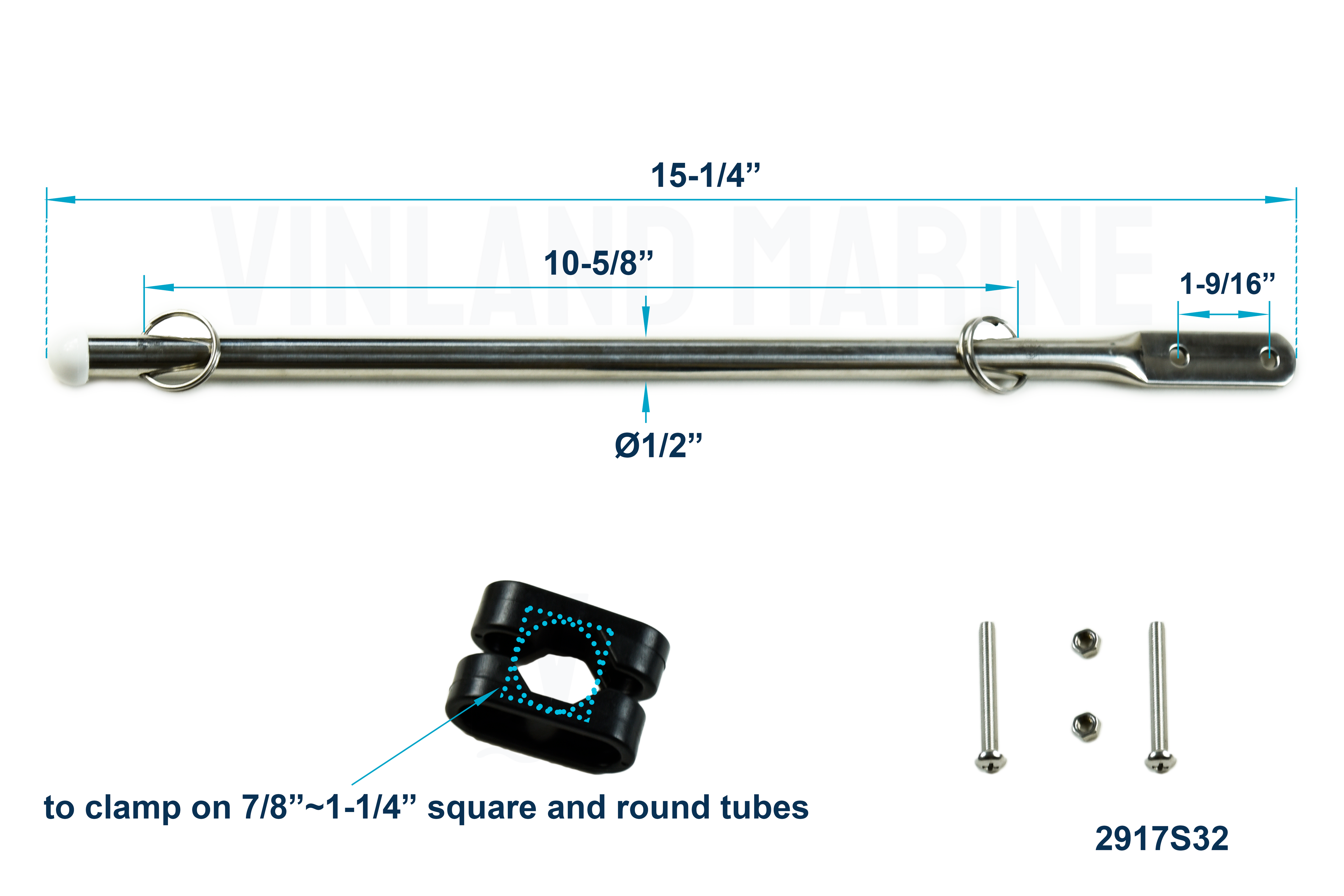 Adjustable Clamp on Flagpole