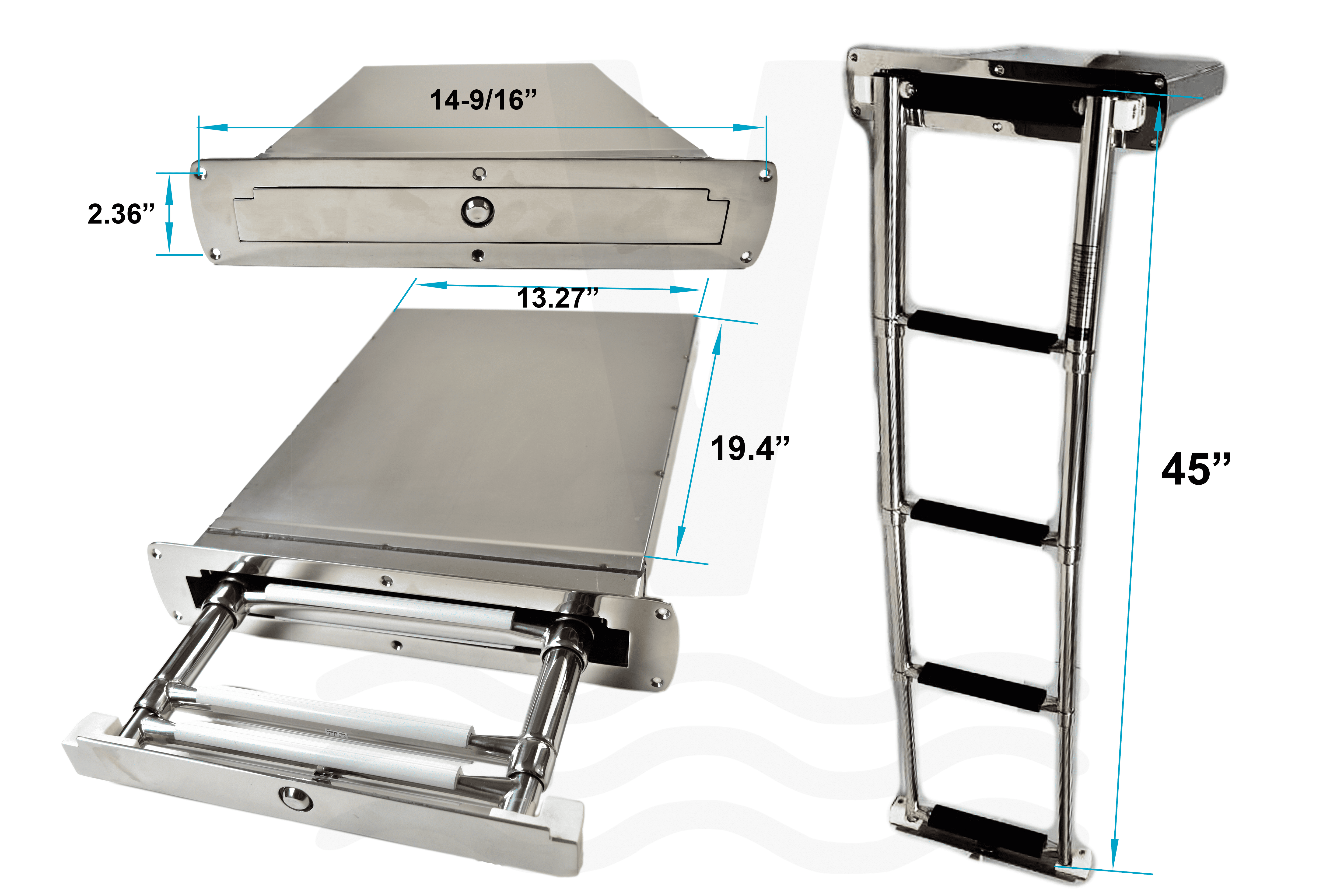 Concealed Box 4-step Ladder