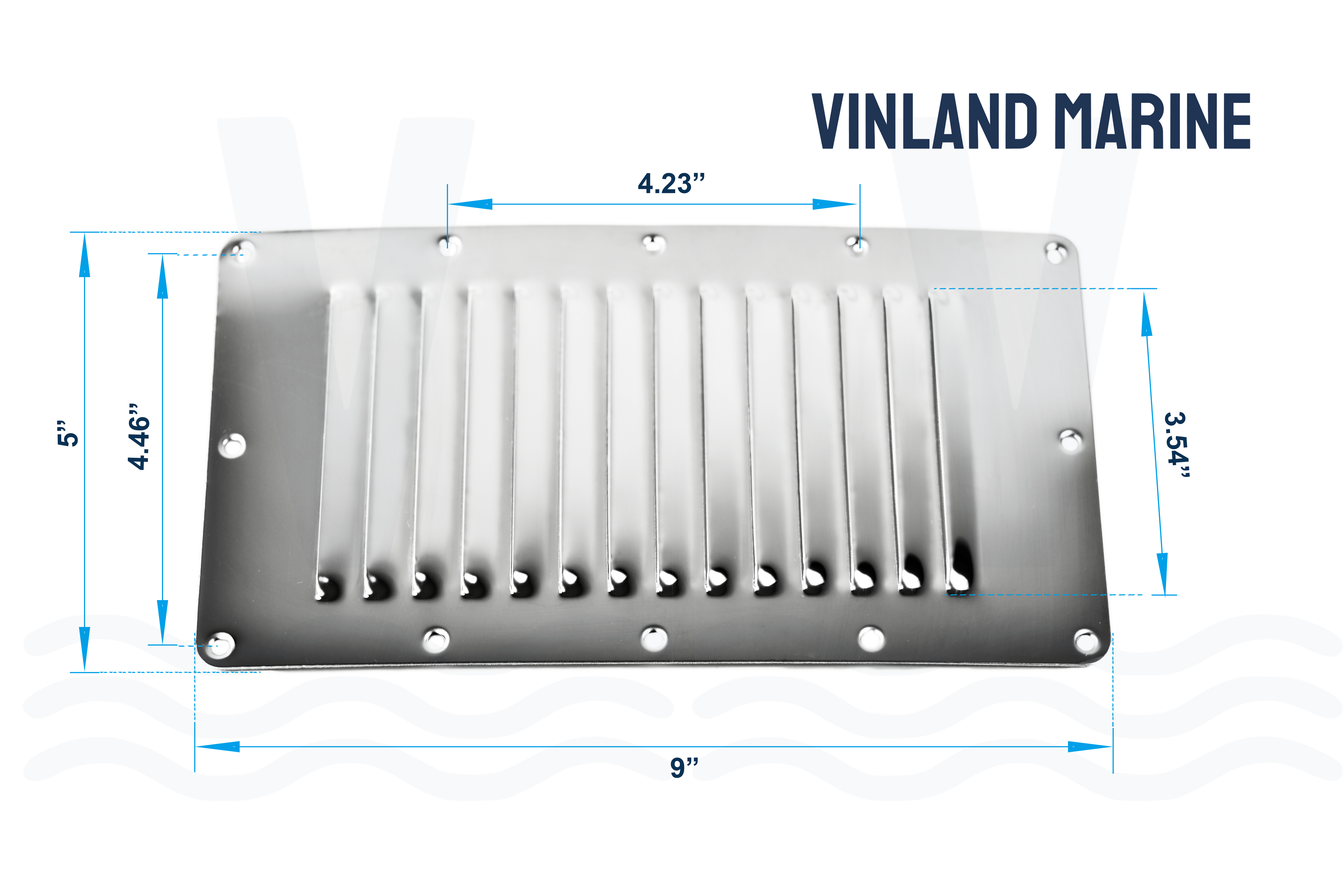 304 Stainless Steel Stamped Louvered Vent Cover ($2.00 off each unit if you purchase 4 or more, calculated at checkout)