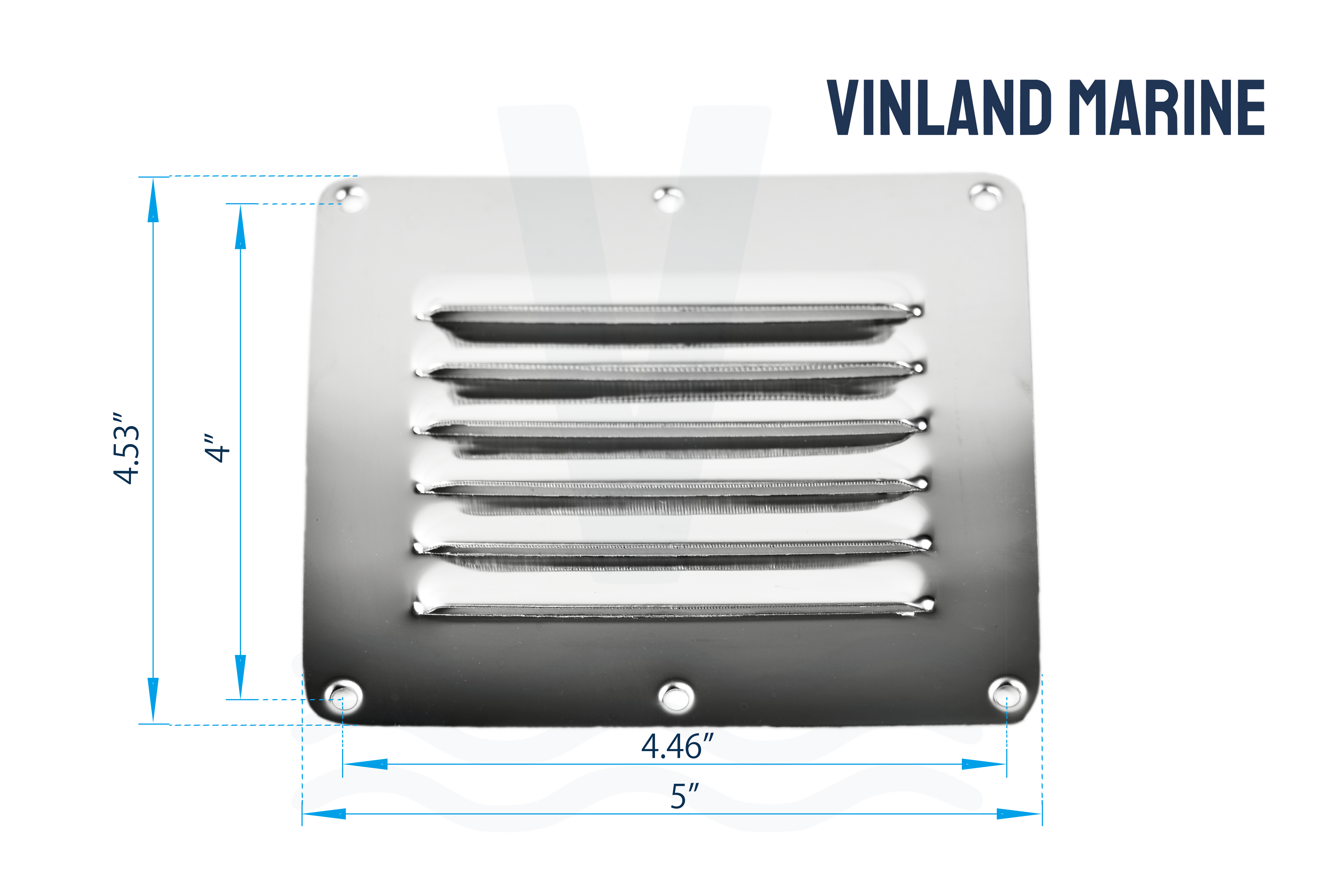 304 Stainless Steel Stamped Louvered Vent Cover ($2.00 off each unit if you purchase 4 or more, calculated at checkout)