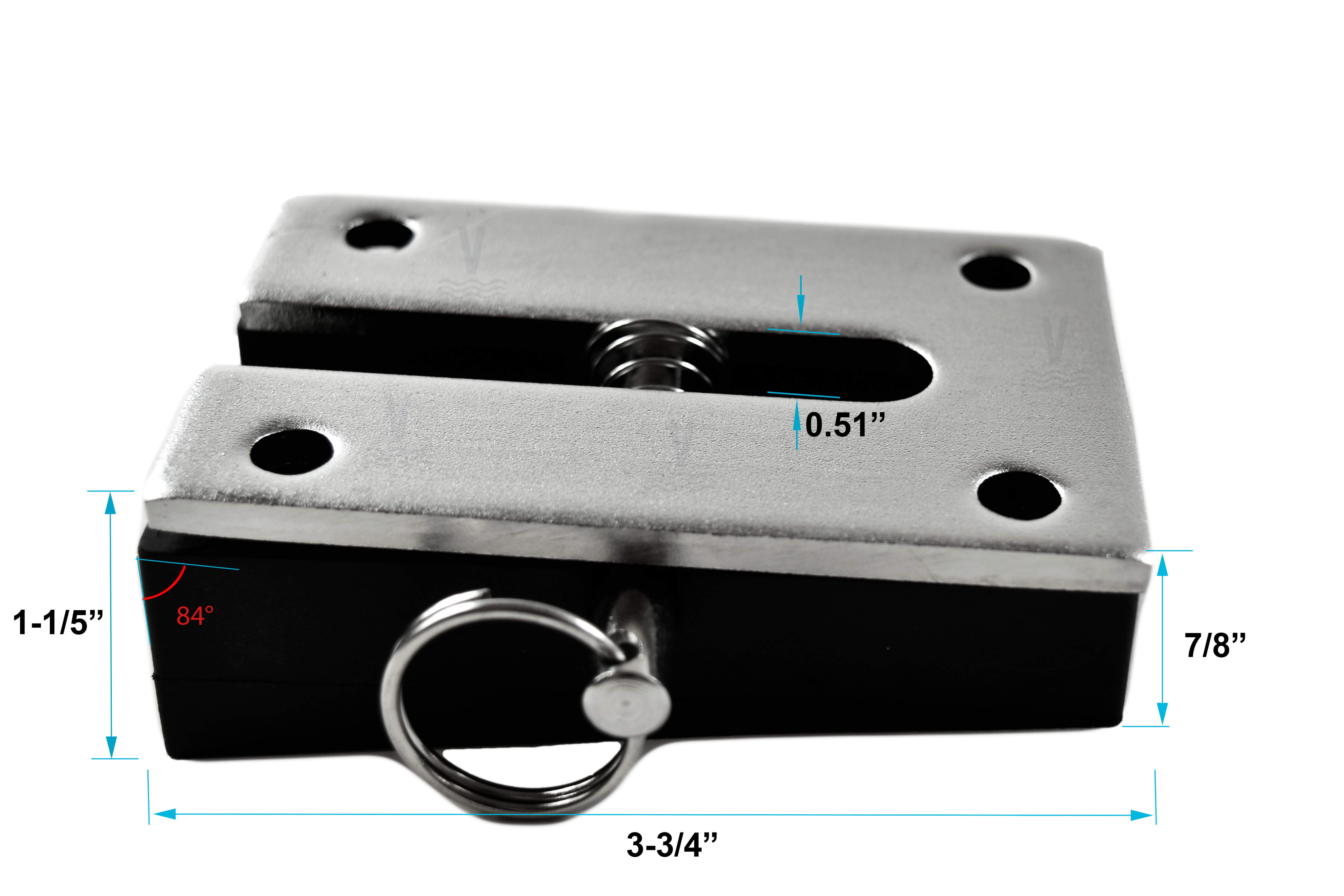 Vertical Transom Mounting Bracket for Dive Ladder