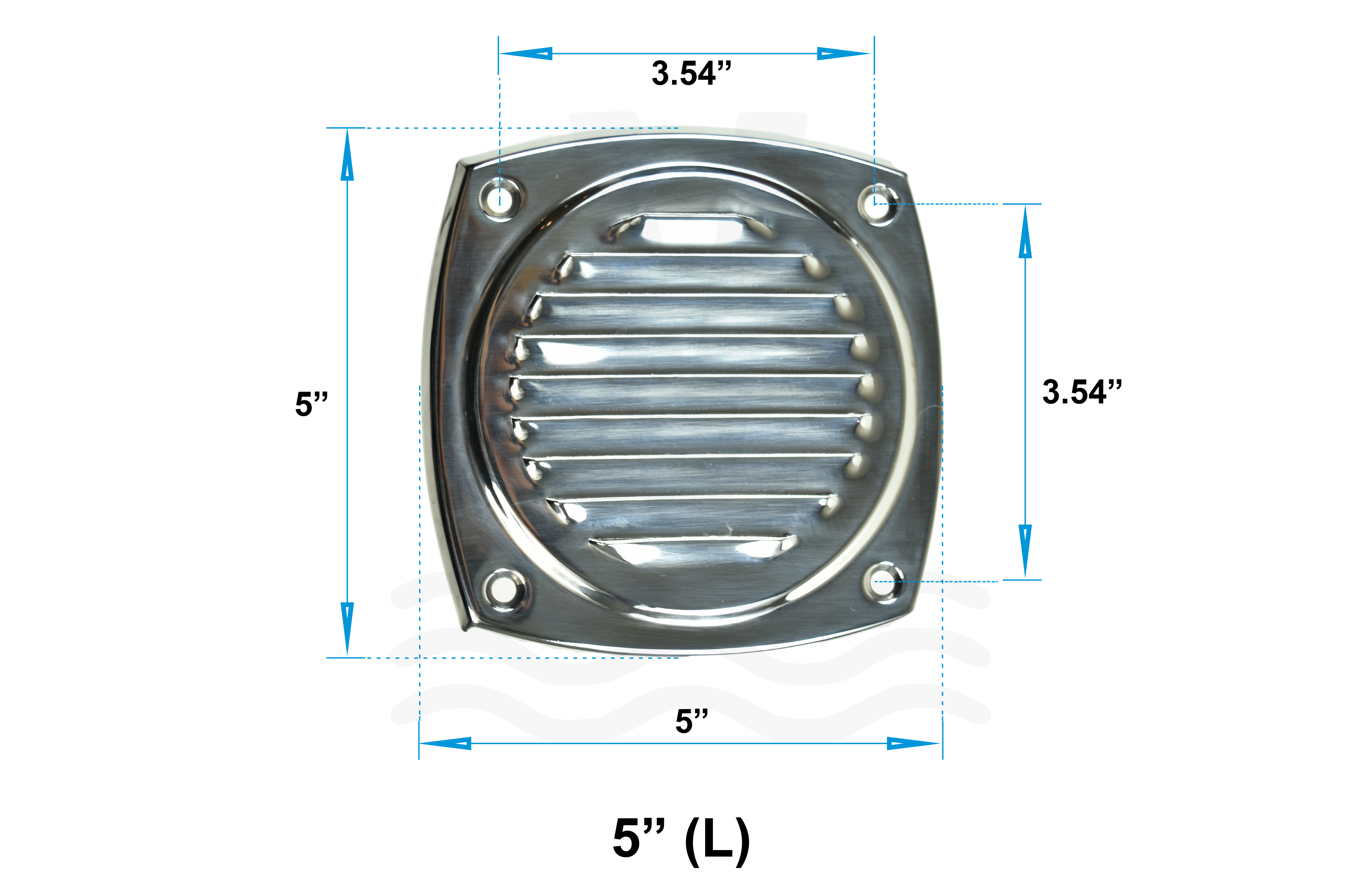 304 Stainless Steel Louvered Thru Vent Cover ($1.99 each unit if you purchase 4 or more, calculated at checkout)