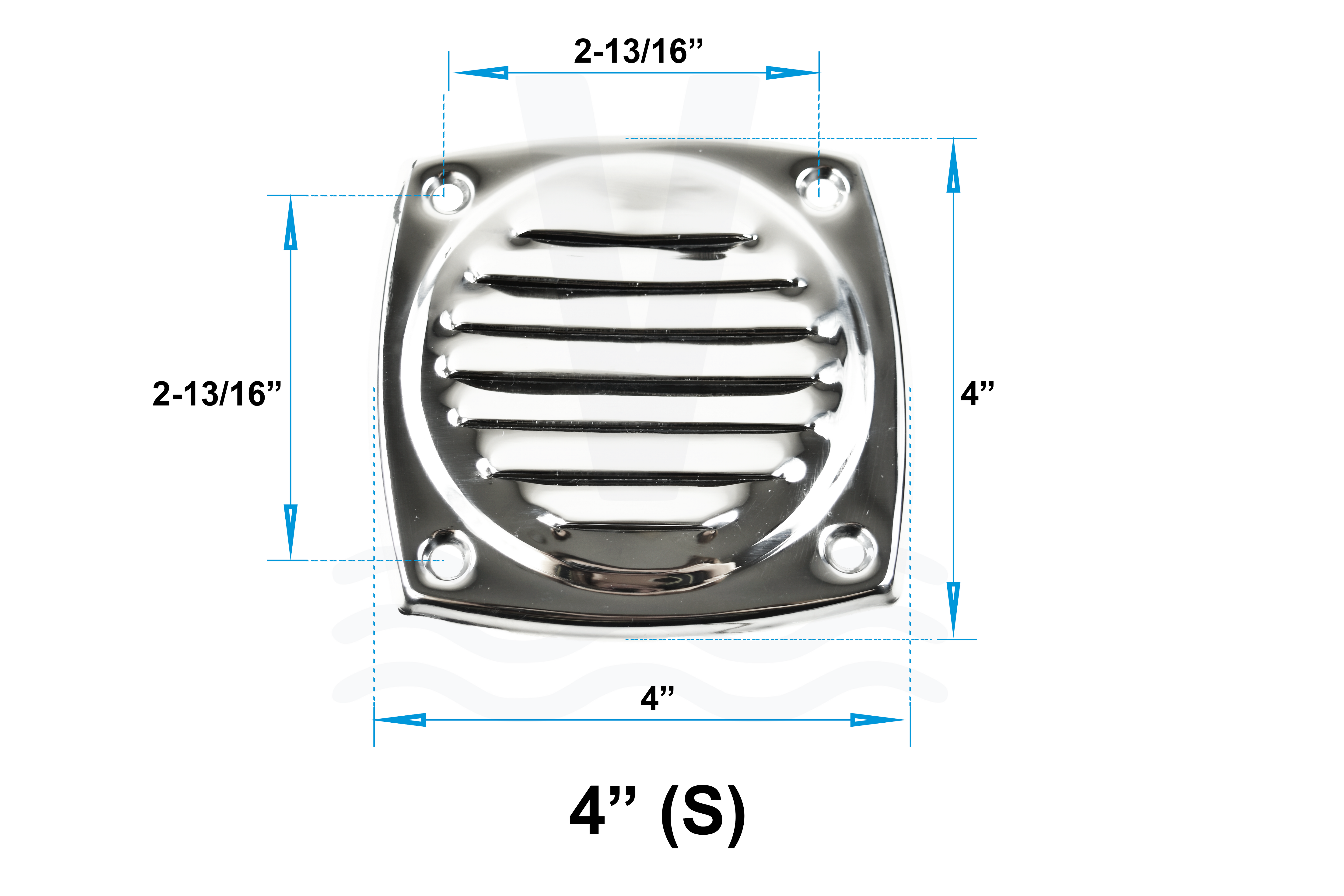 304 Stainless Steel Louvered Thru Vent Cover ($1.99 each unit if you purchase 4 or more, calculated at checkout)