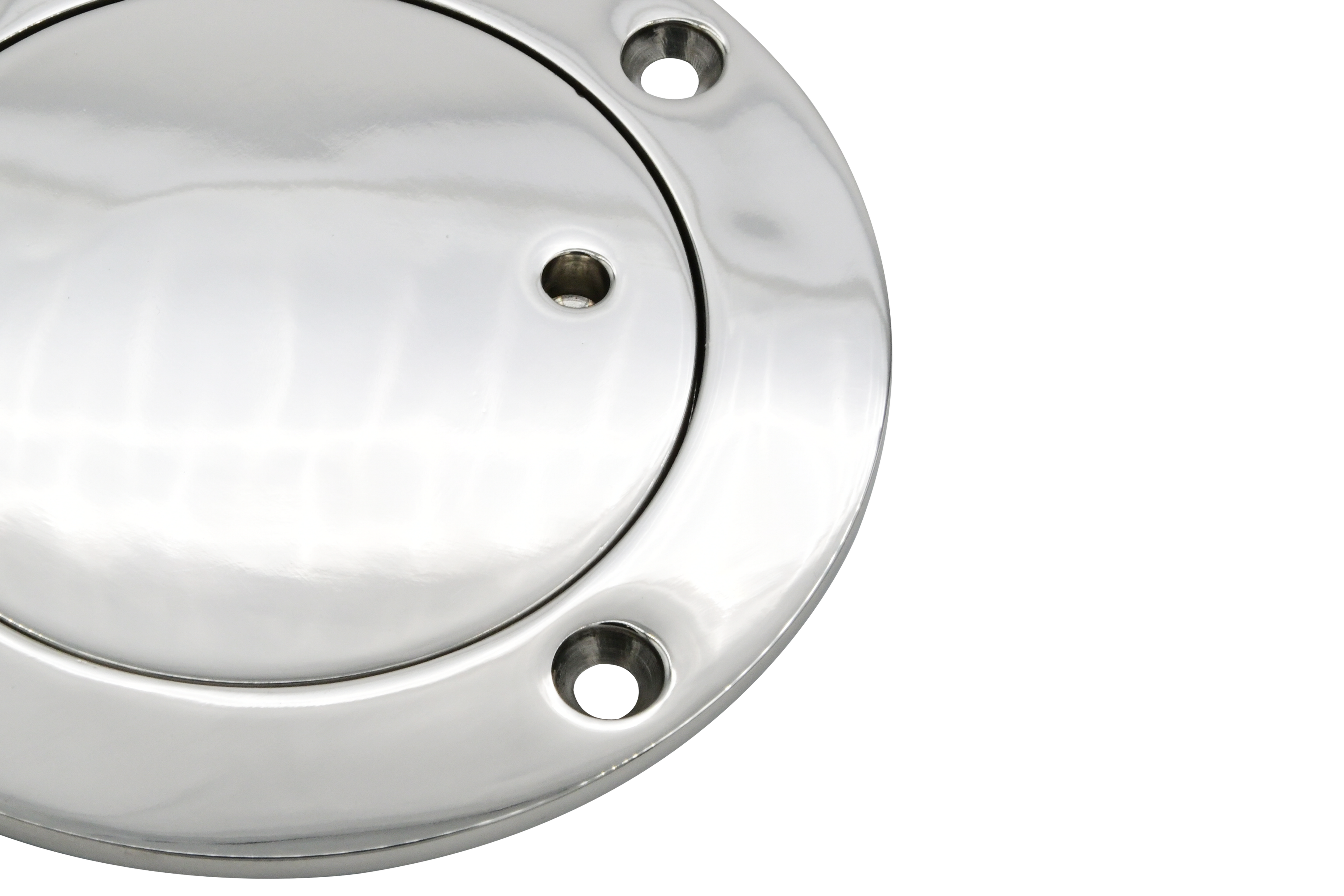 Vinland Marine 316SS Ø3" Deck Plate Close-up View (S4964A)