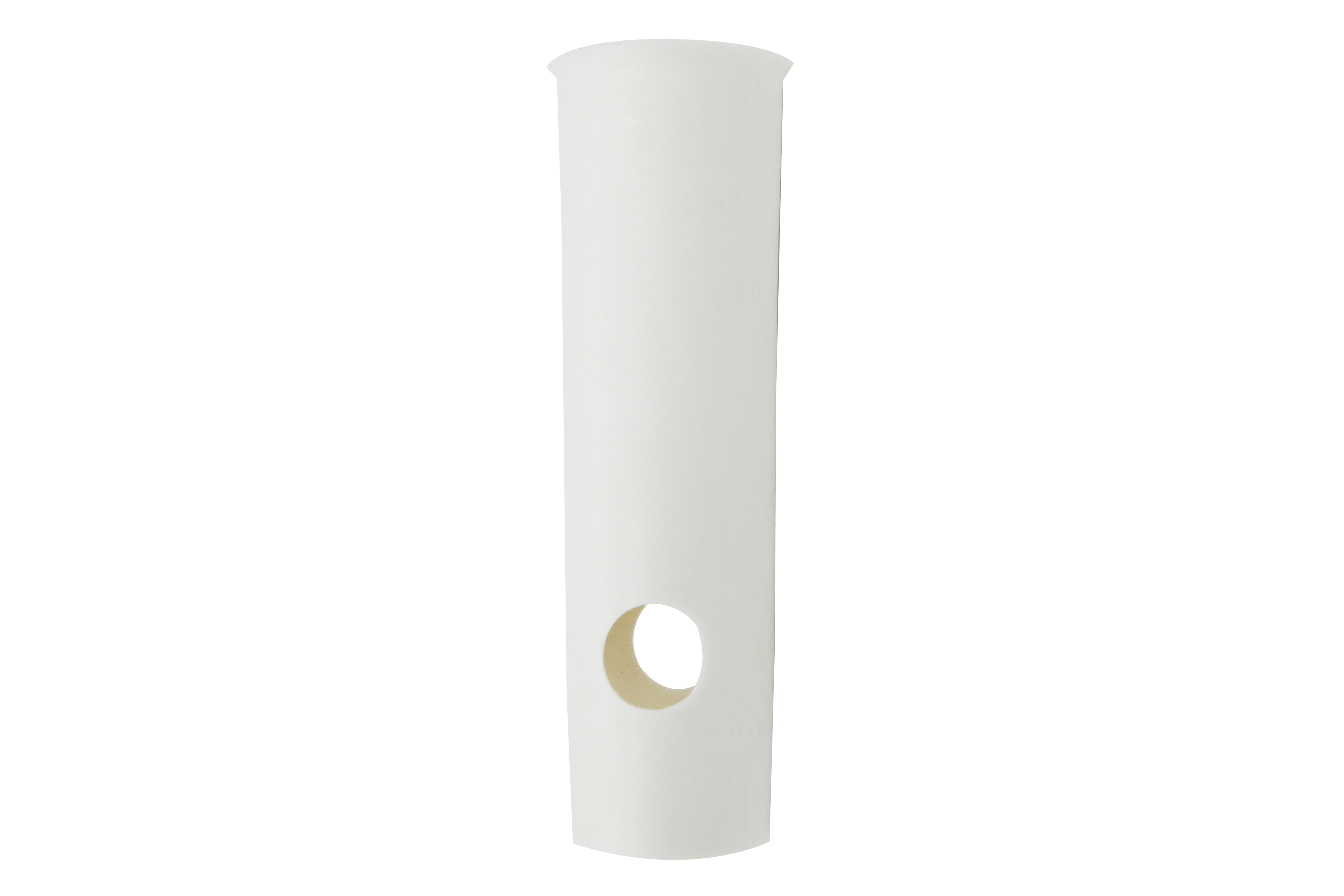 Vinland Marine 7" Rod Holder Insert Liner for Flared, Clamp-On Holders, with Cut-Out Hole Front View (P4625S)