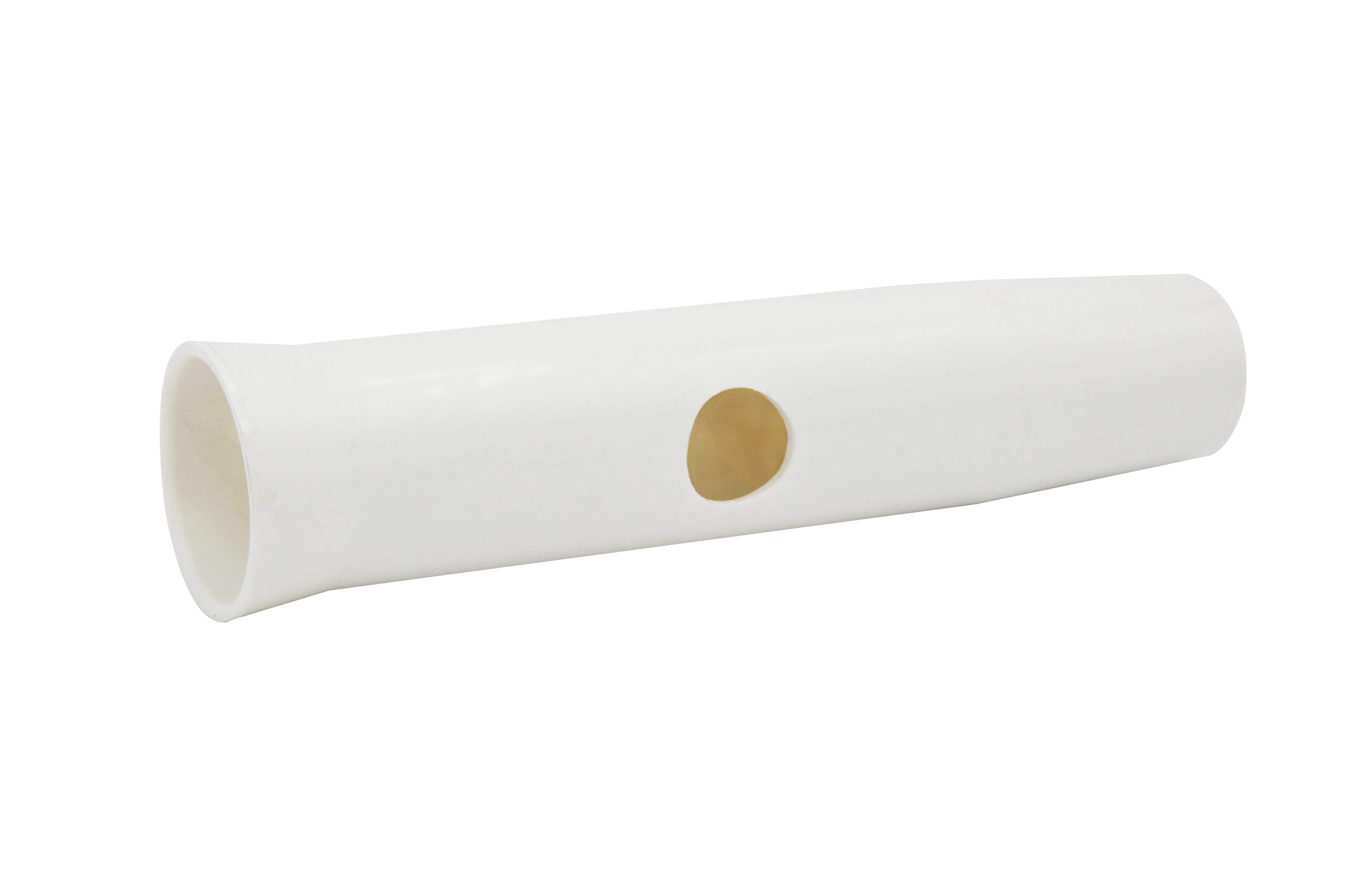 Vinland Marine 9" Rod Holder Insert Liner for Flared, Weld-On or Clamp-On Holders, with Cut-Out Hole Laid Flat View (P4625L)