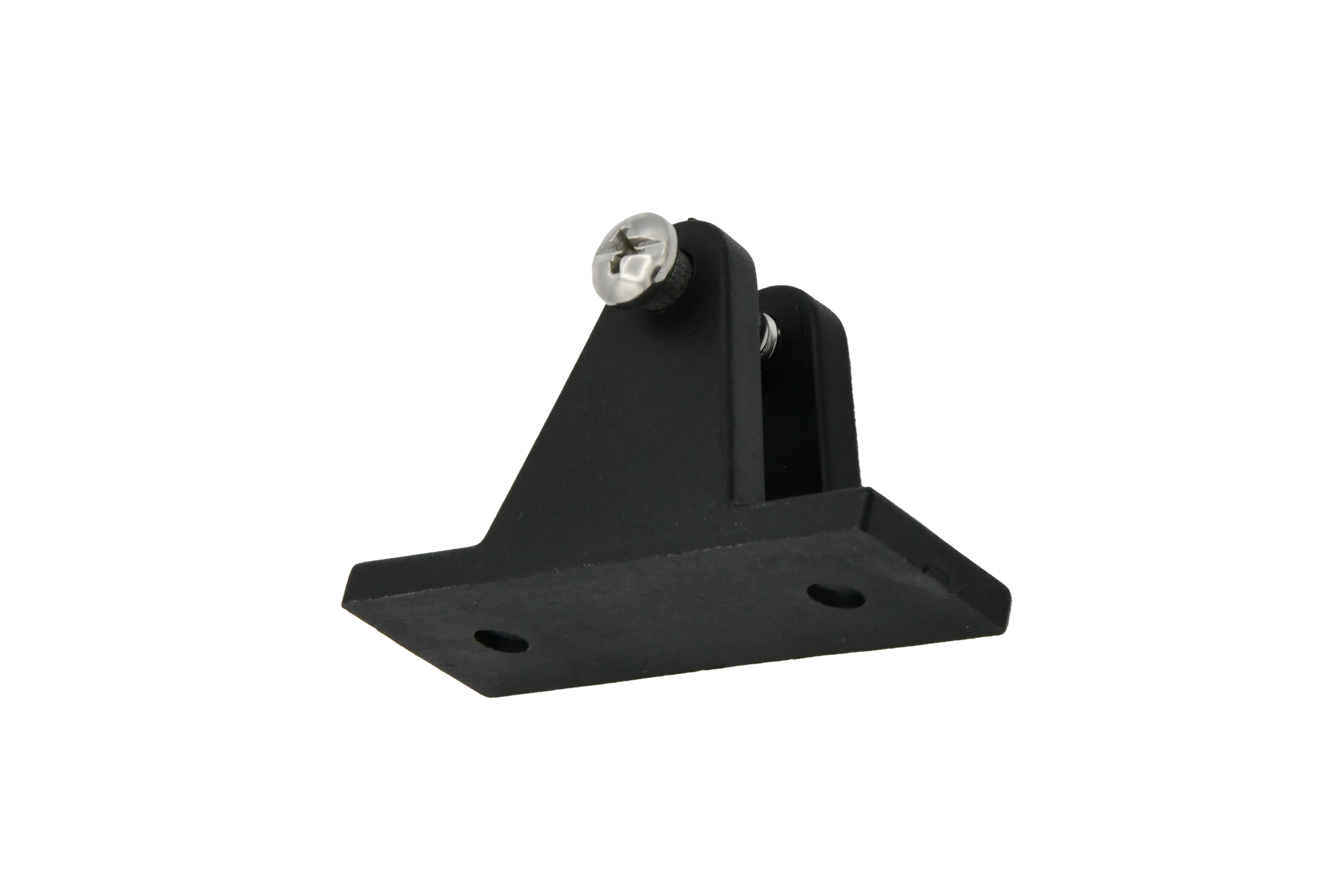 Vinland Marine Black Nylon Deck Hinge Vertical; Base width 13/16" Bottom View (P4808)