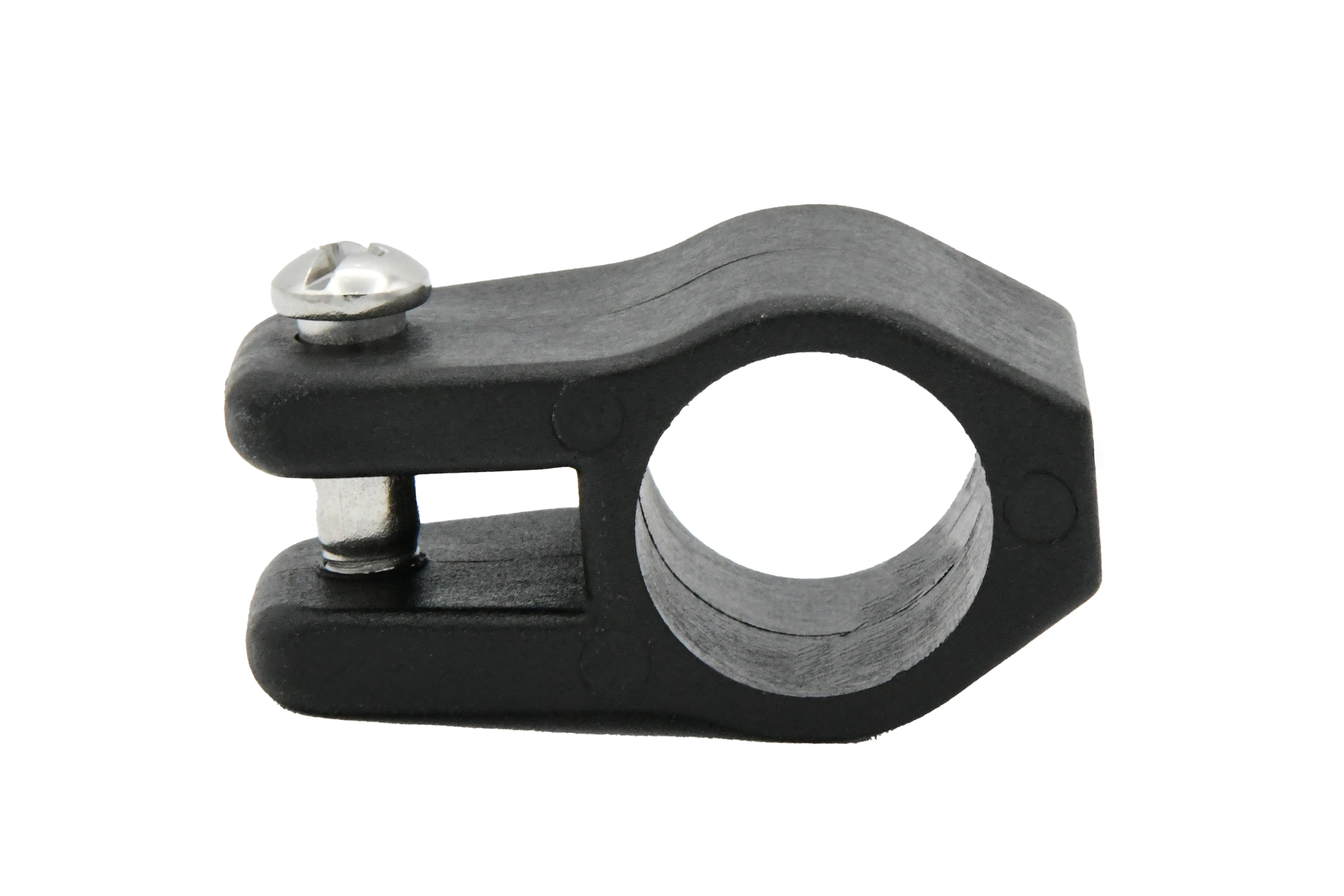 Vinland Marine Black Nylon Jaw Slide for 3/4" tubes Laid Flat View (P4806)