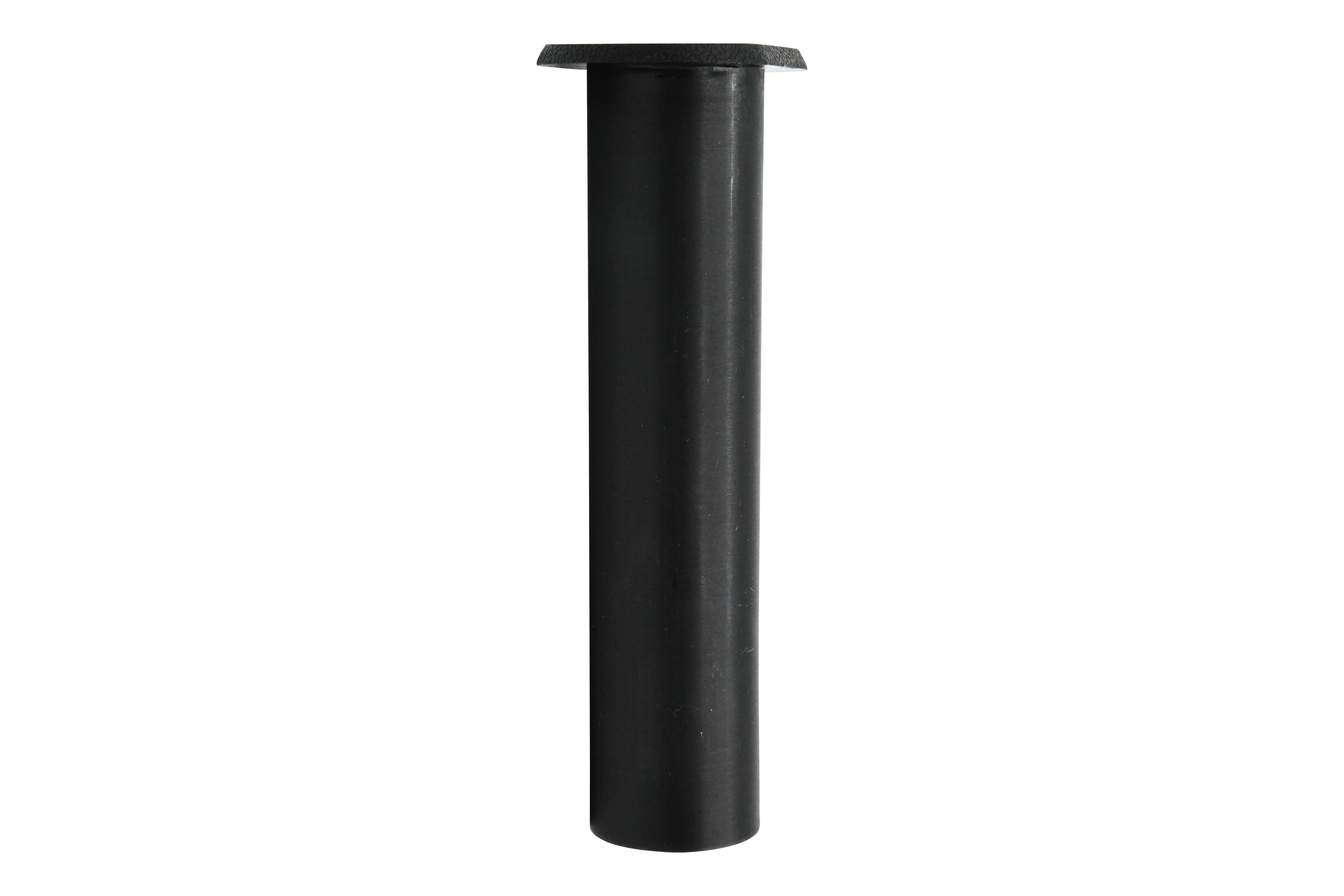 Vinland Marine Black Plastic 90° Flush Mount Rod Holder, Ø1-1/2" Front View (P7893B)