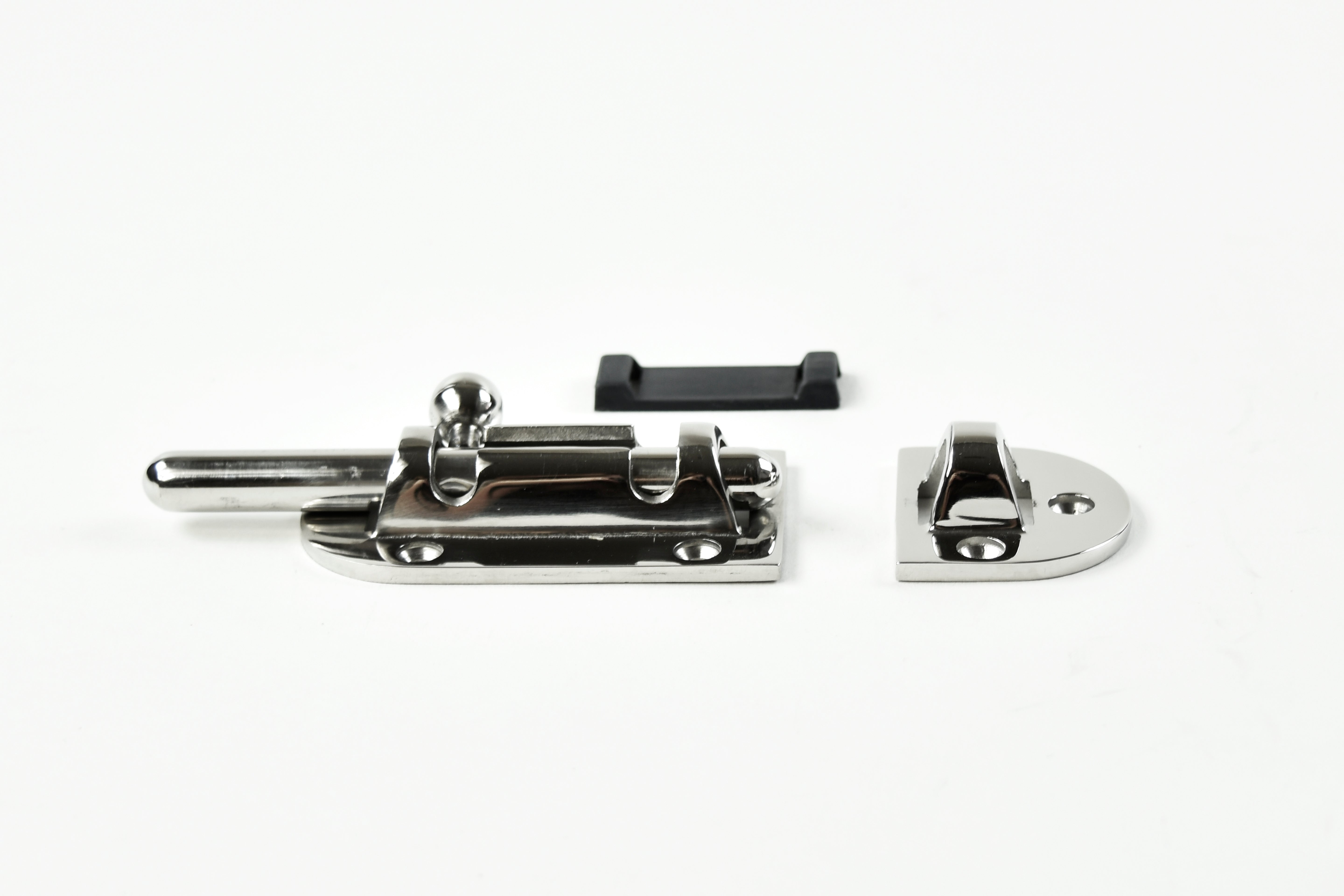 Vinland Marine Casted Heavy Duty Barrel Bolt 4-1/4" Side View 2 (S4875AM)