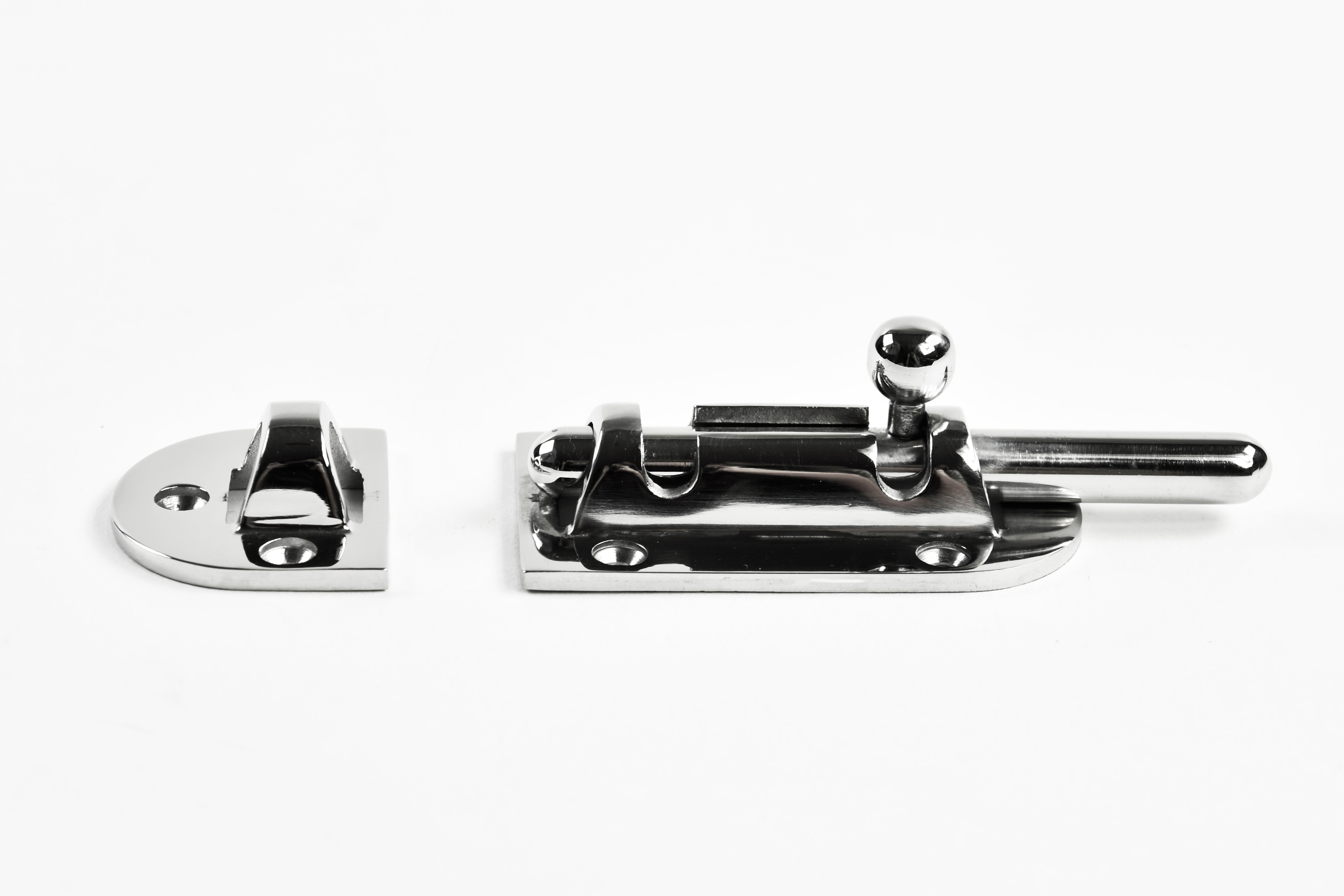 Vinland Marine Casted Heavy Duty Barrel Bolt 4-1/4" Side View (S4875AM)