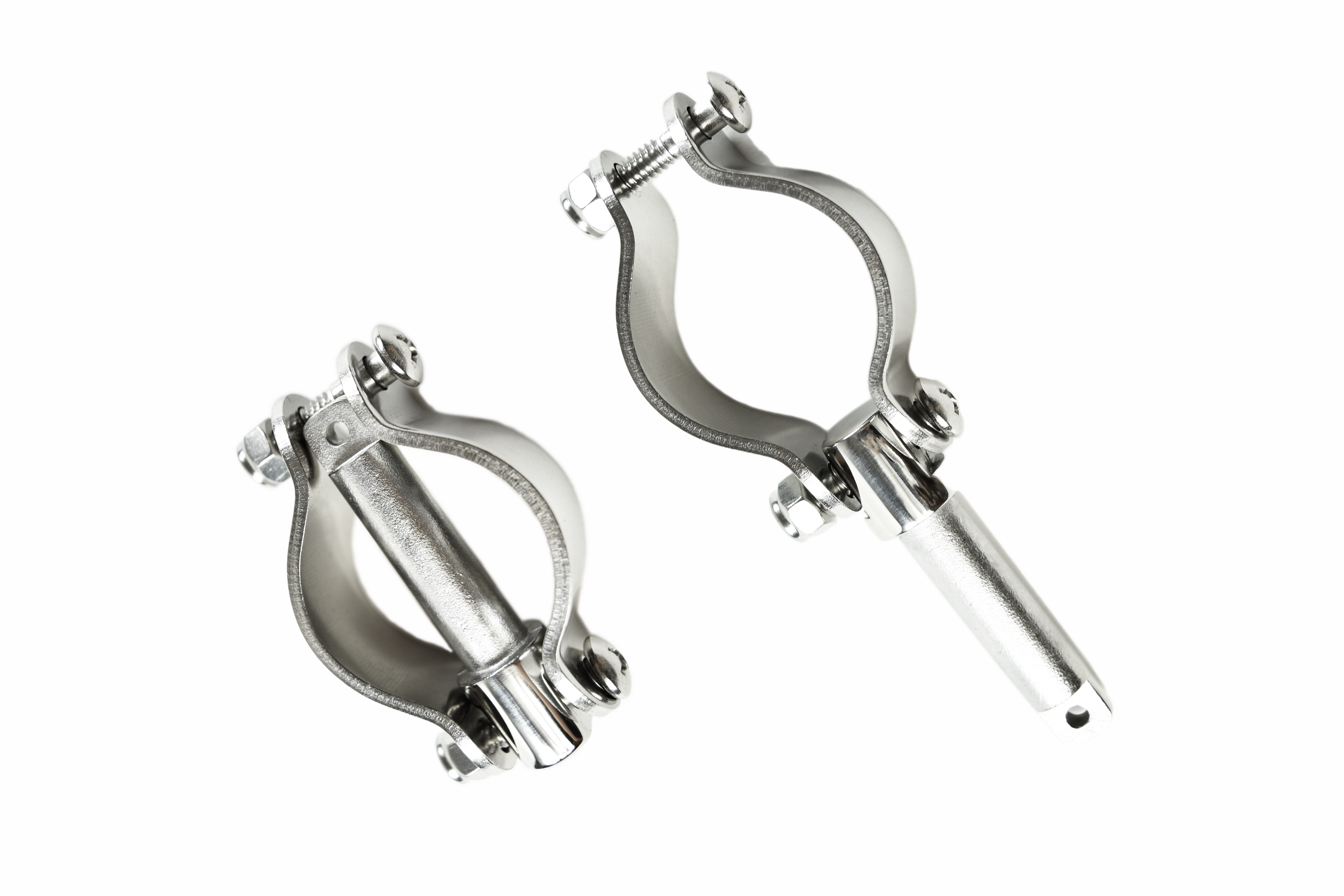 Vinland Marine Clamp-on Rowboat Oar Lock Front View (S4465)