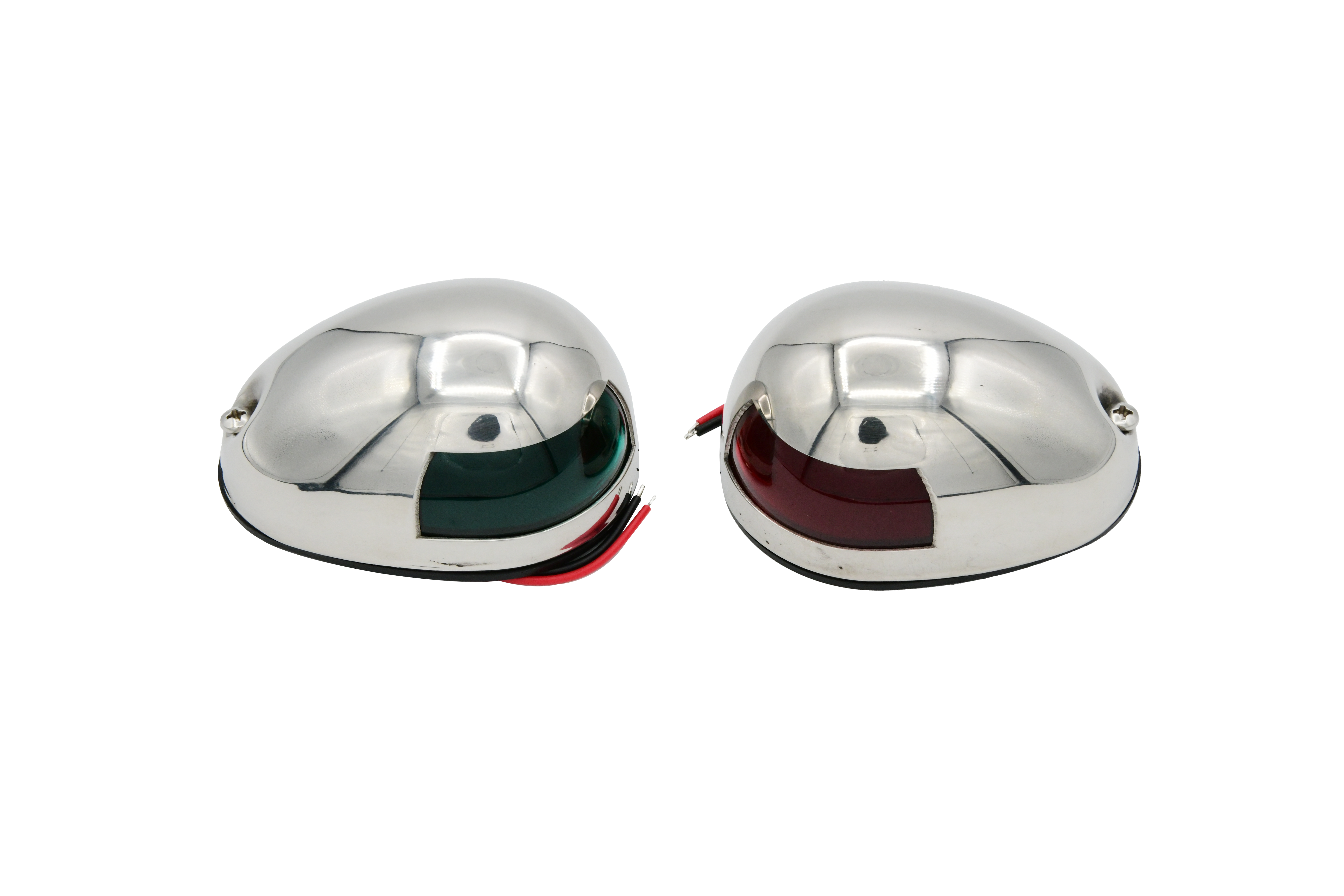 Vinland Marine LED Navigation Lights, LED Marine running lights, Green and Red side to side lights turned off