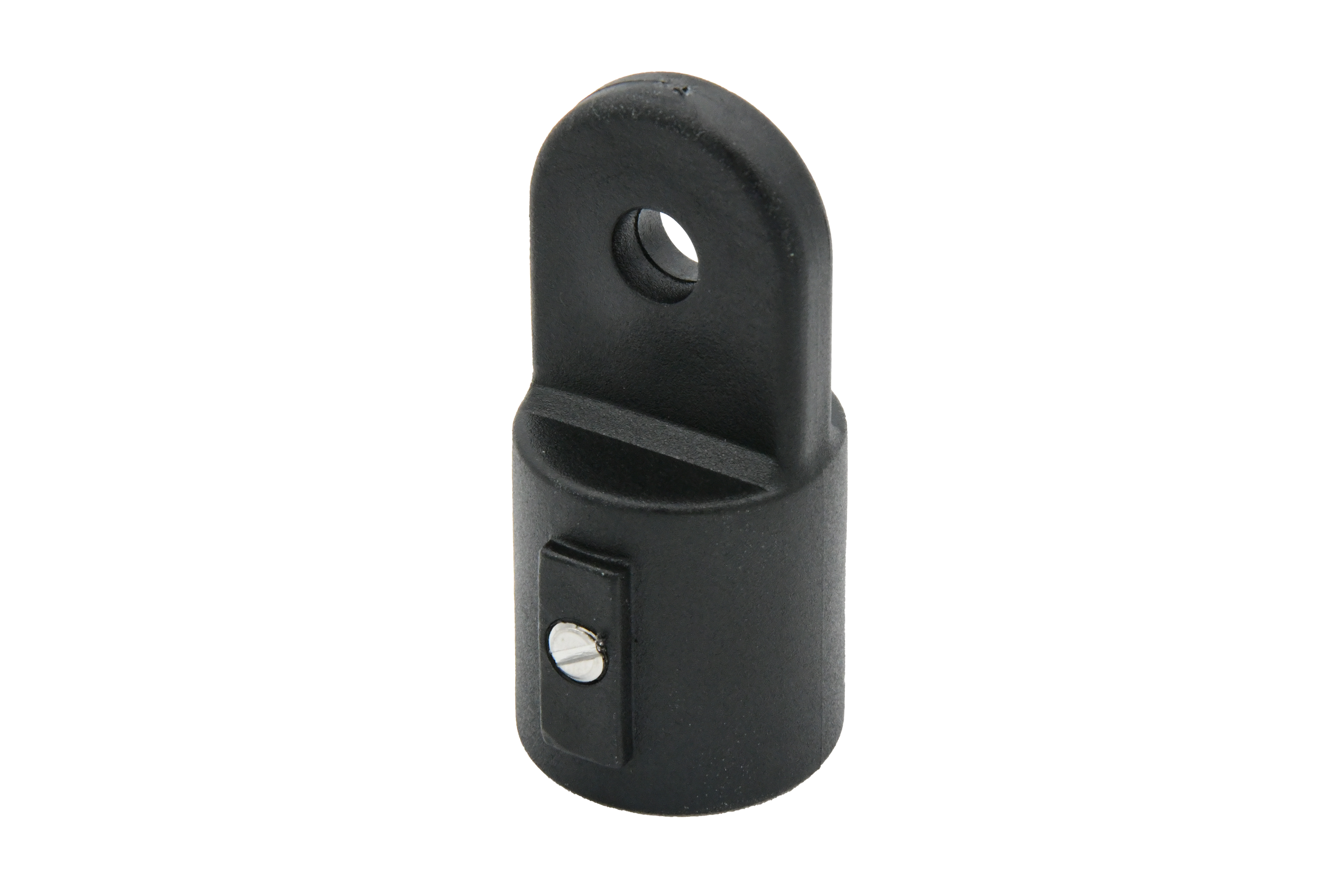 Vinland Marine Nylon Black External/Outside Eye End for 7/8" tubes Top View (P4803)