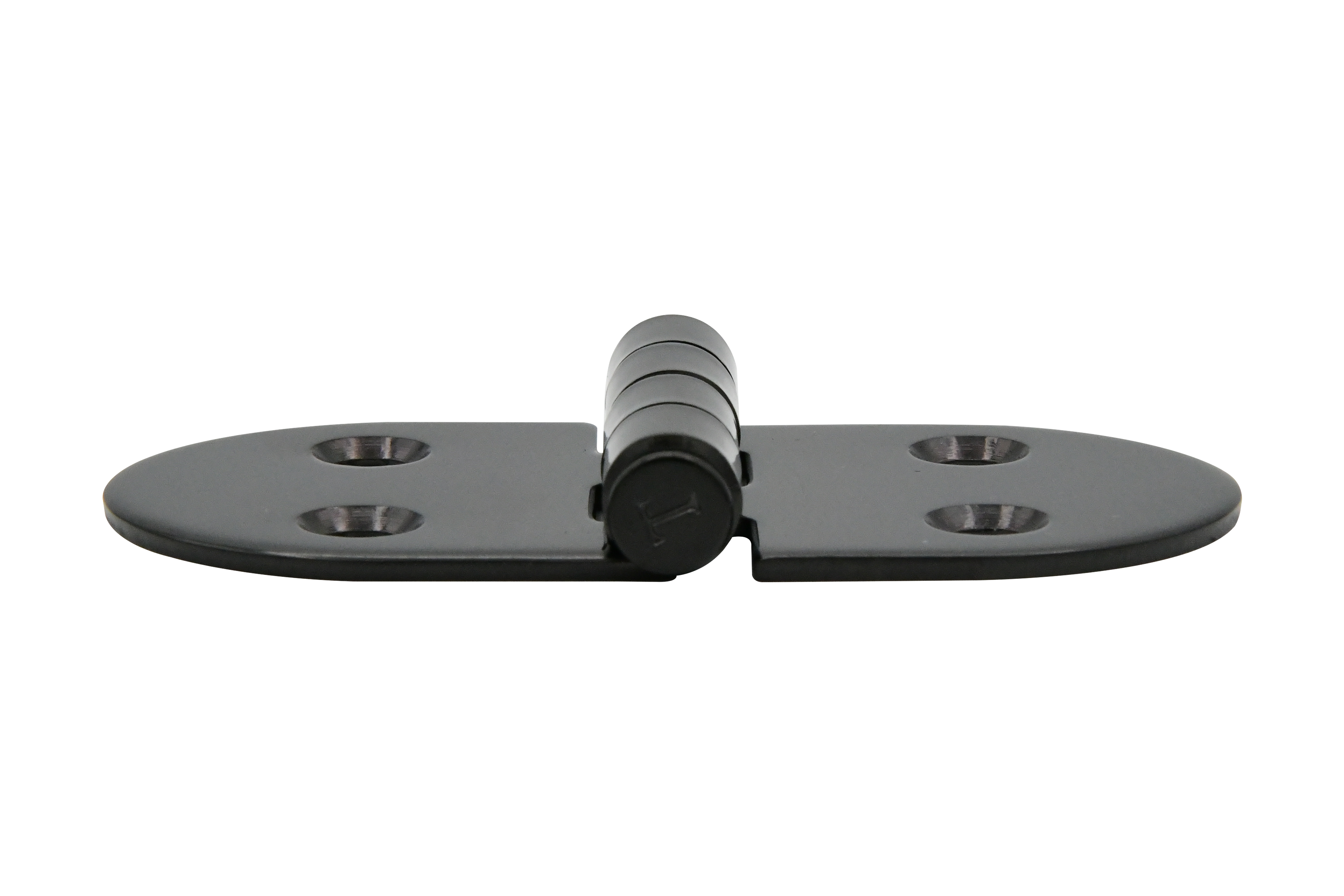 Vinland Marine PVD SS Marine Hinge w/Cover Side View Photo (S2339B)