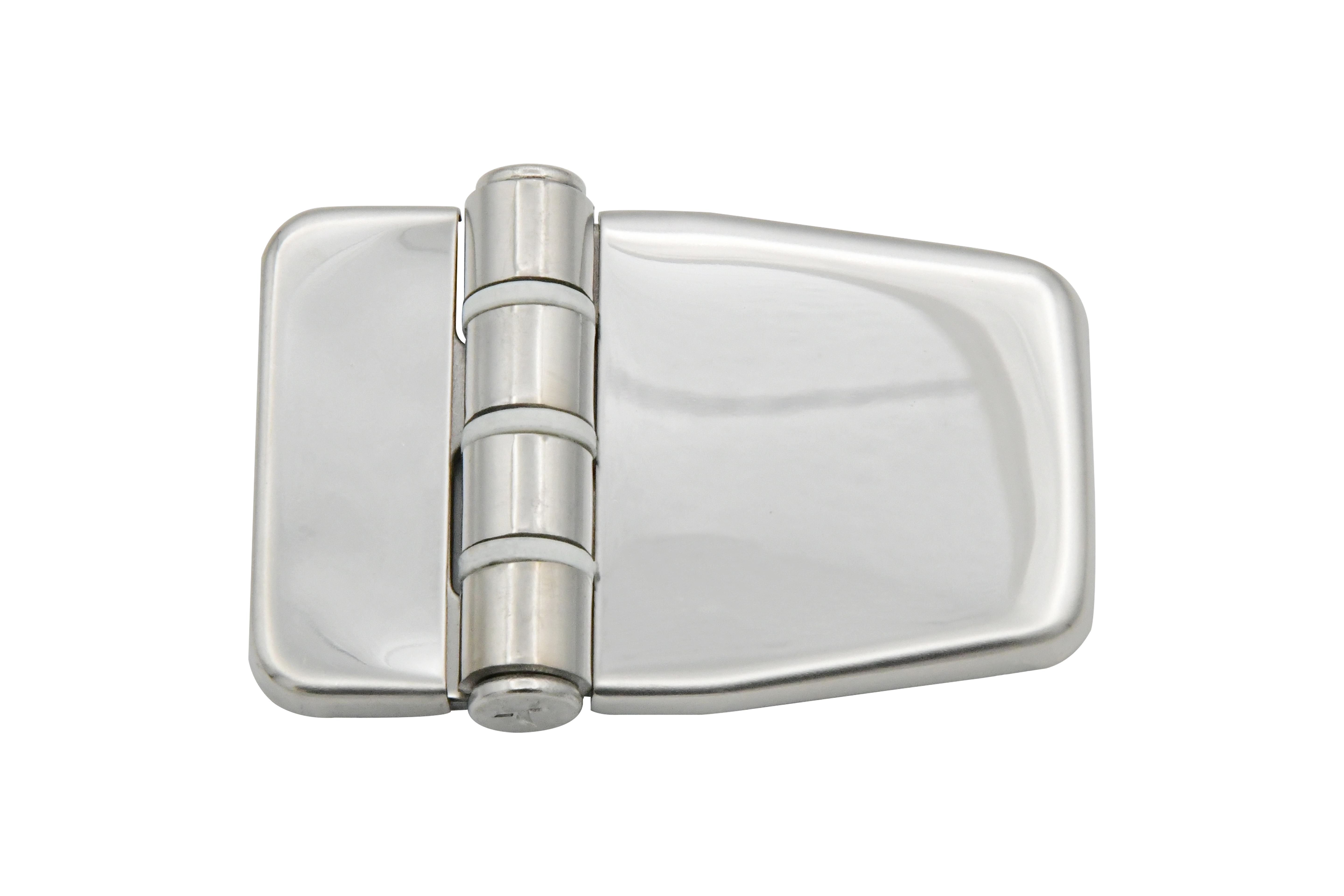 Vinland Marine PVD SS Short-side Marine Friction Hinge w/Cover Top View (S9385ACQ)