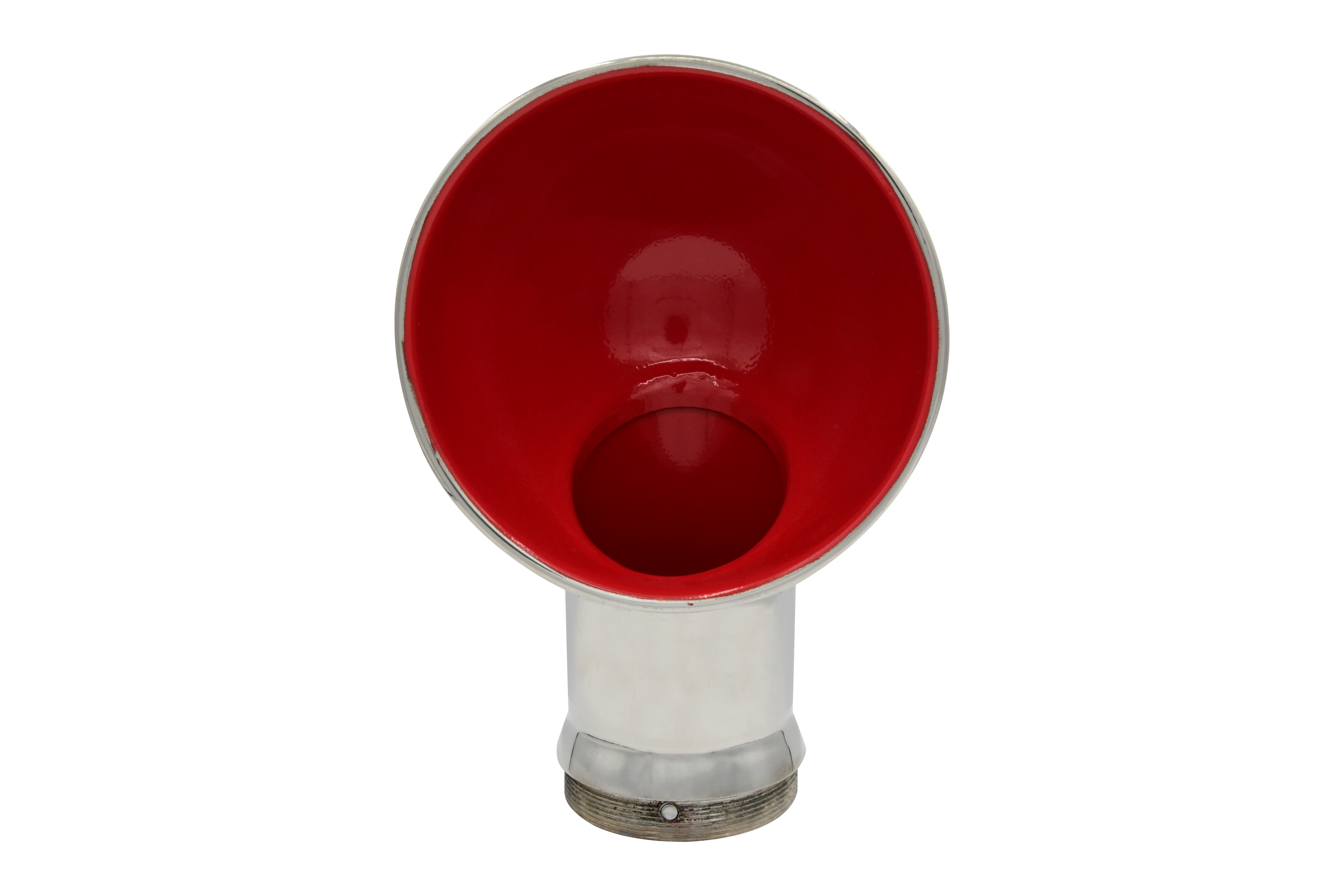Vinland Marine Red Interior Round Cowl Vent for Ø3" Deck Plate Front View 2 (S4967R)
