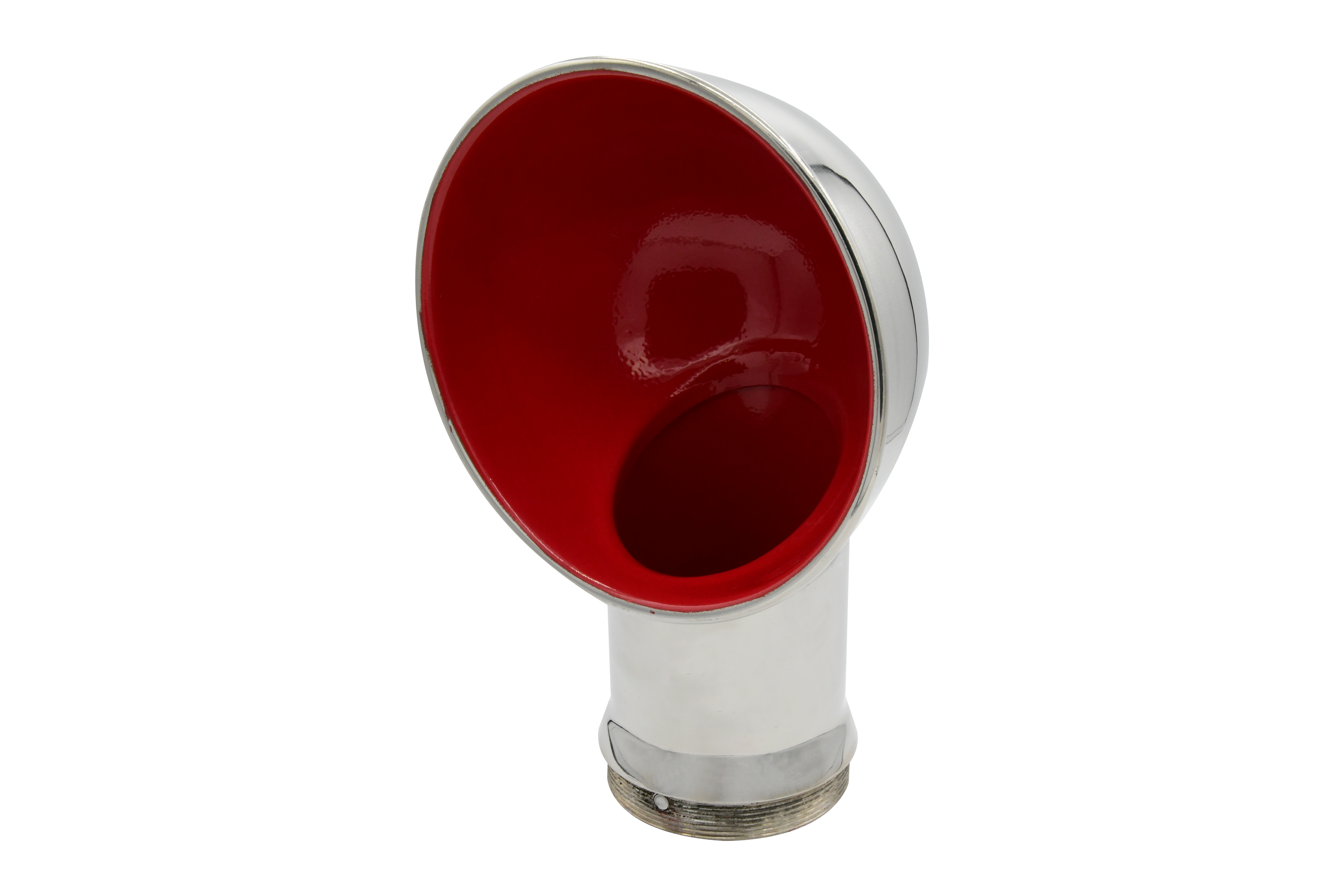 Vinland Marine Red Interior Round Cowl Vent for Ø3" Deck Plate Front View (S4967R)